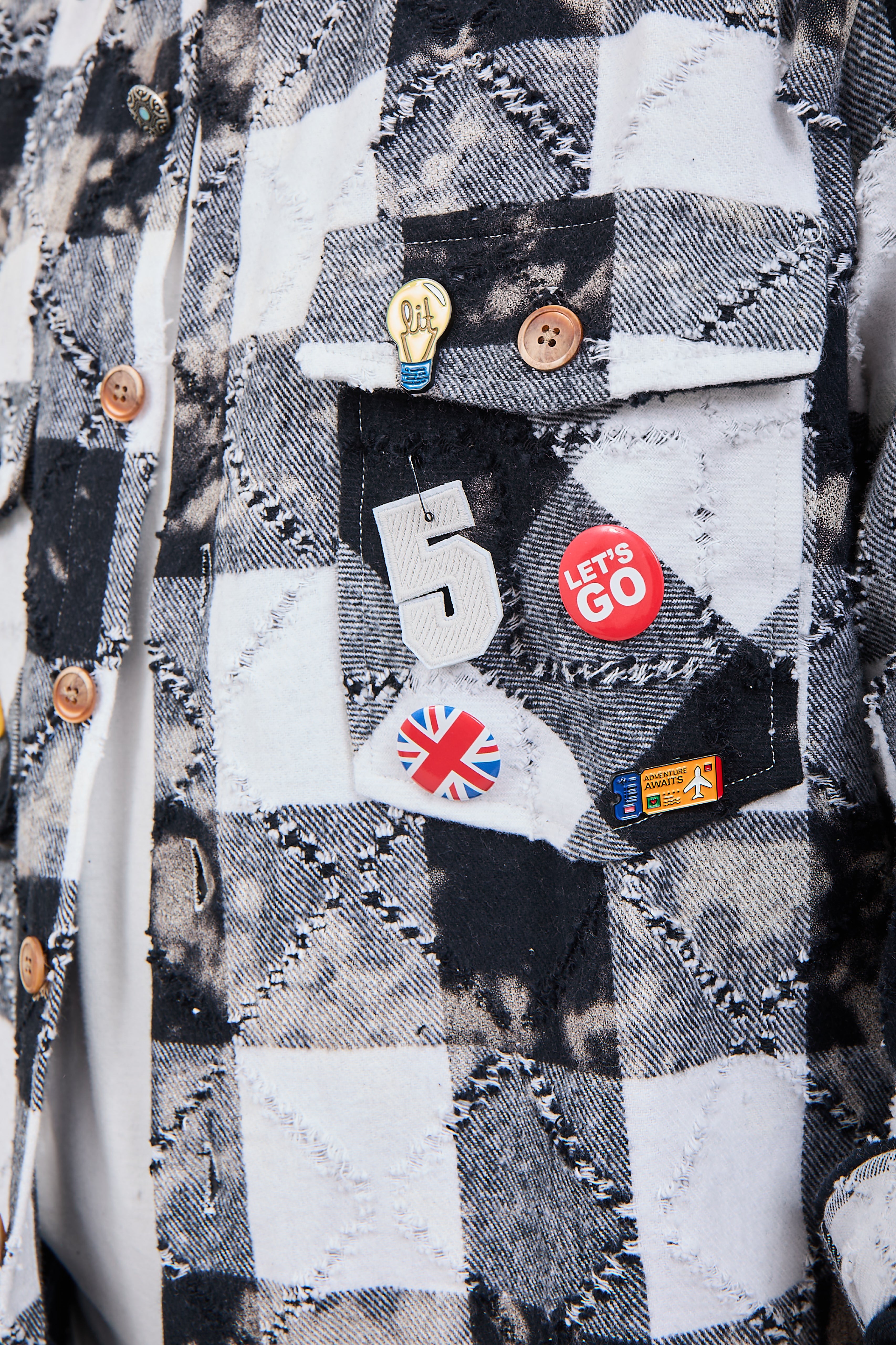 Giacchetta Berna Quadri Rotture B-W 278