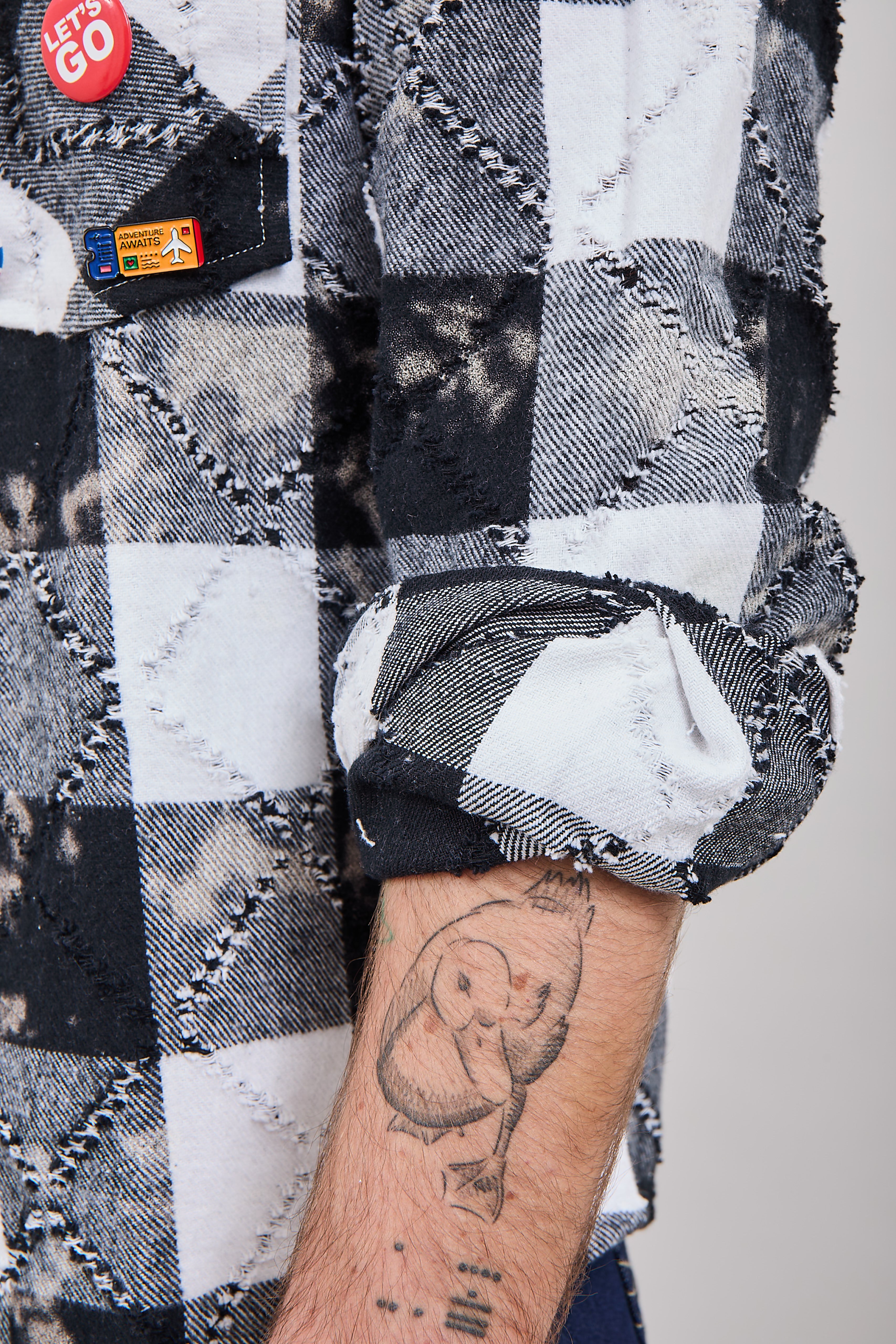 Giacchetta Berna Quadri Rotture B-W 278