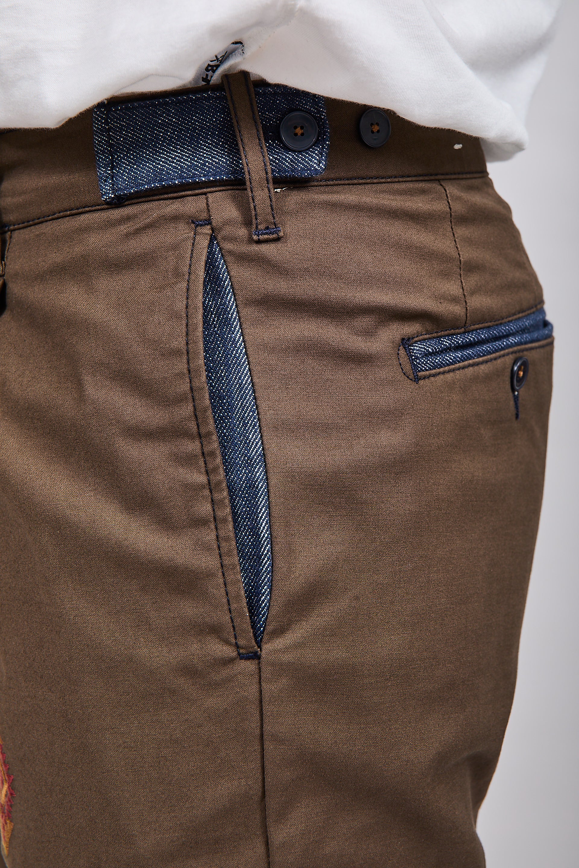 Pantalone Berna etnico 151 Marrone