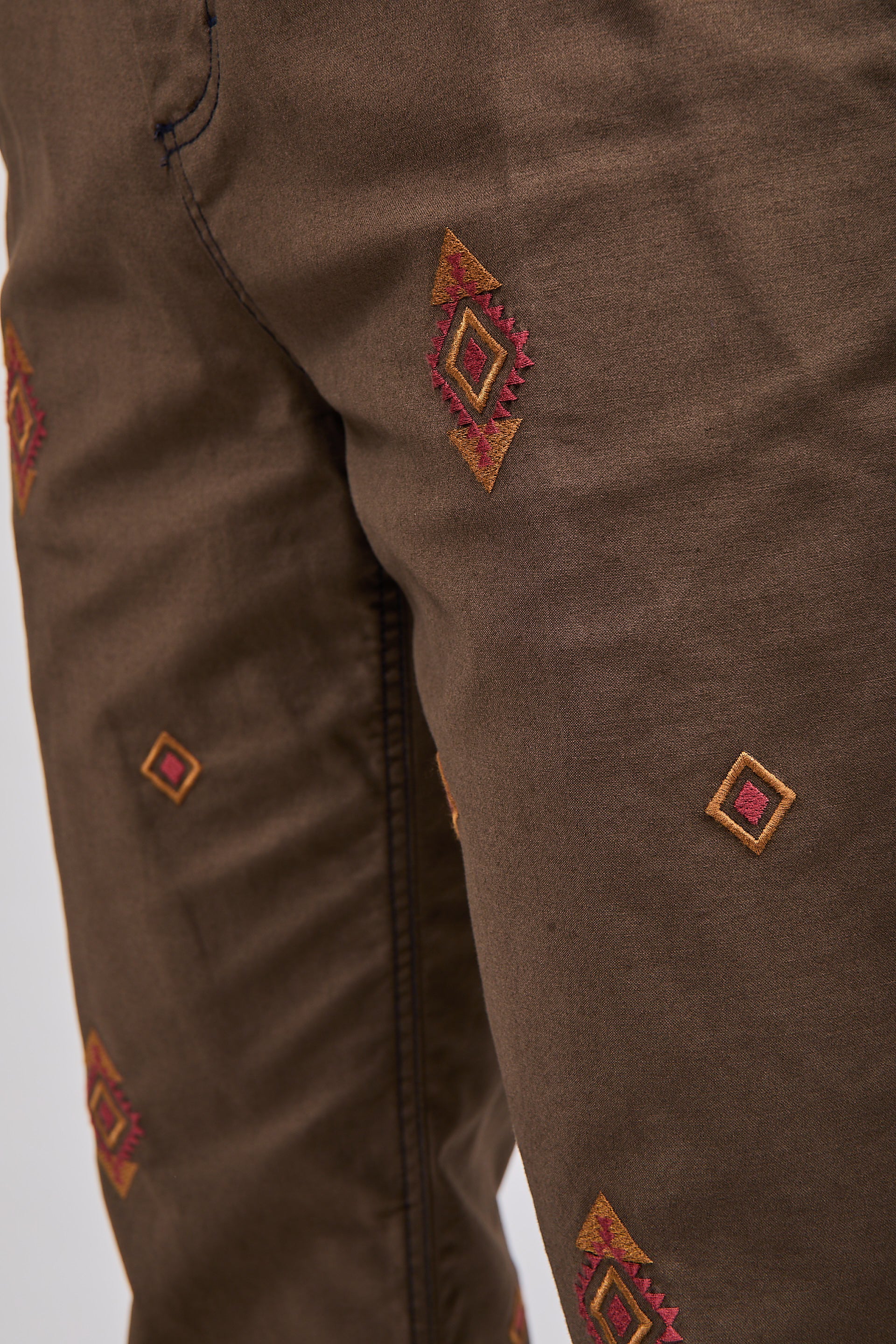 Pantalone Berna etnico 151 Marrone