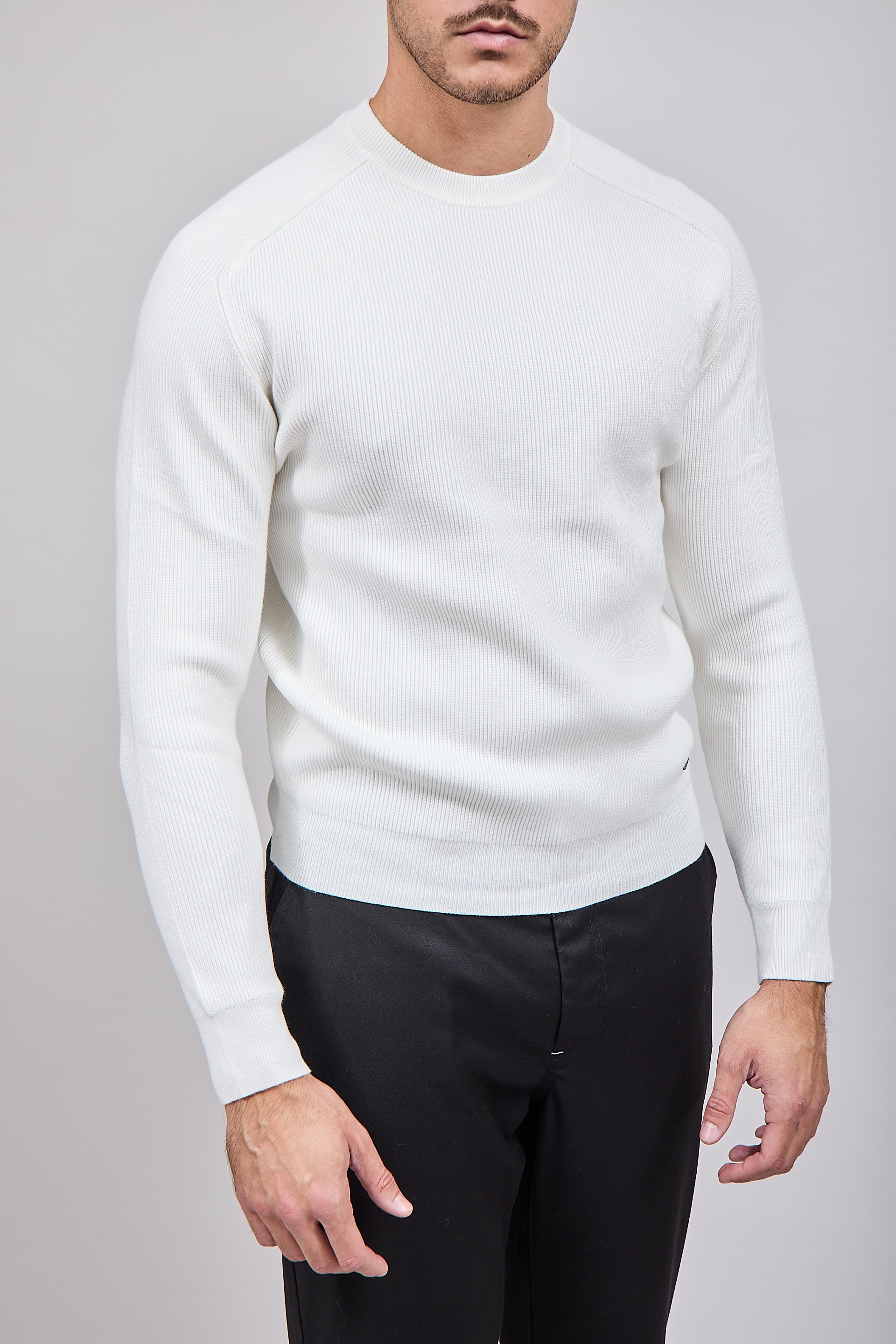 Maglione Gianni Lupo Panna 35213