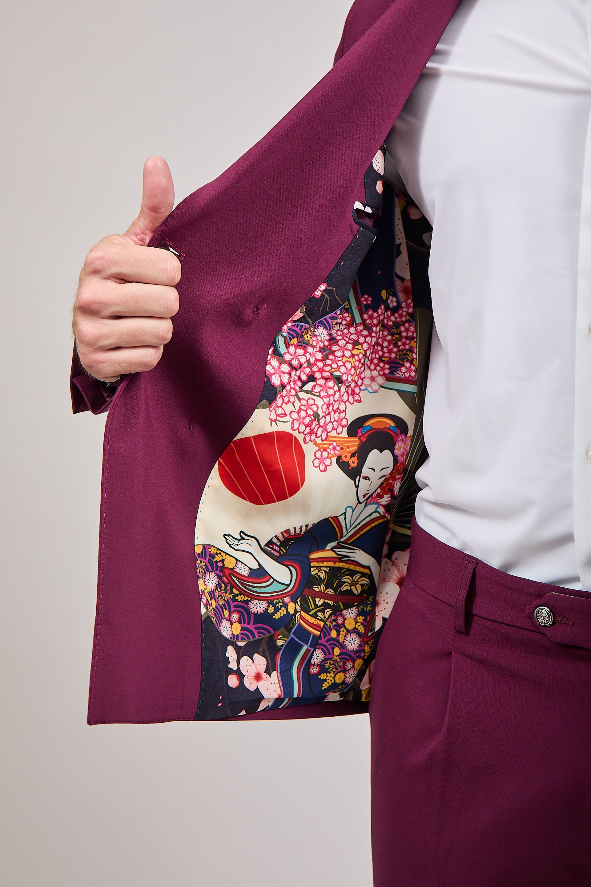 Completo Bharnaba Doppiopetto Kyoto Bordeaux