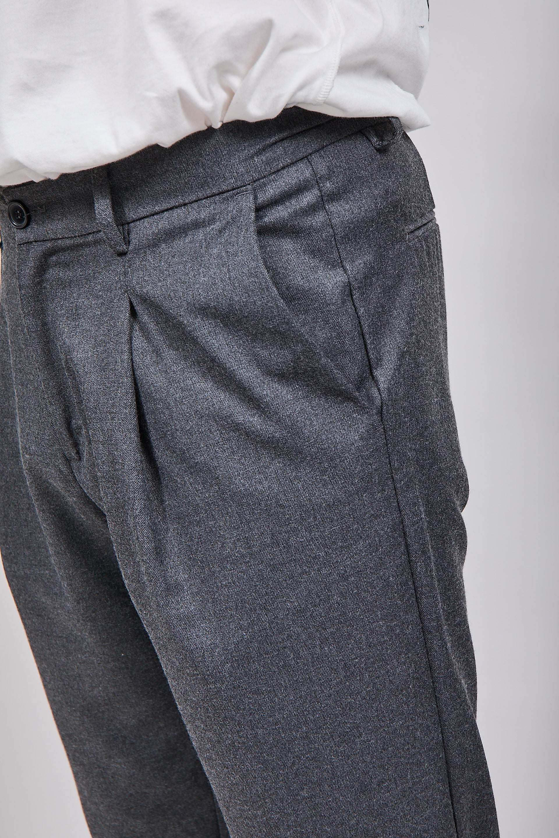 Pantalone Over-D Pince Grigio P29