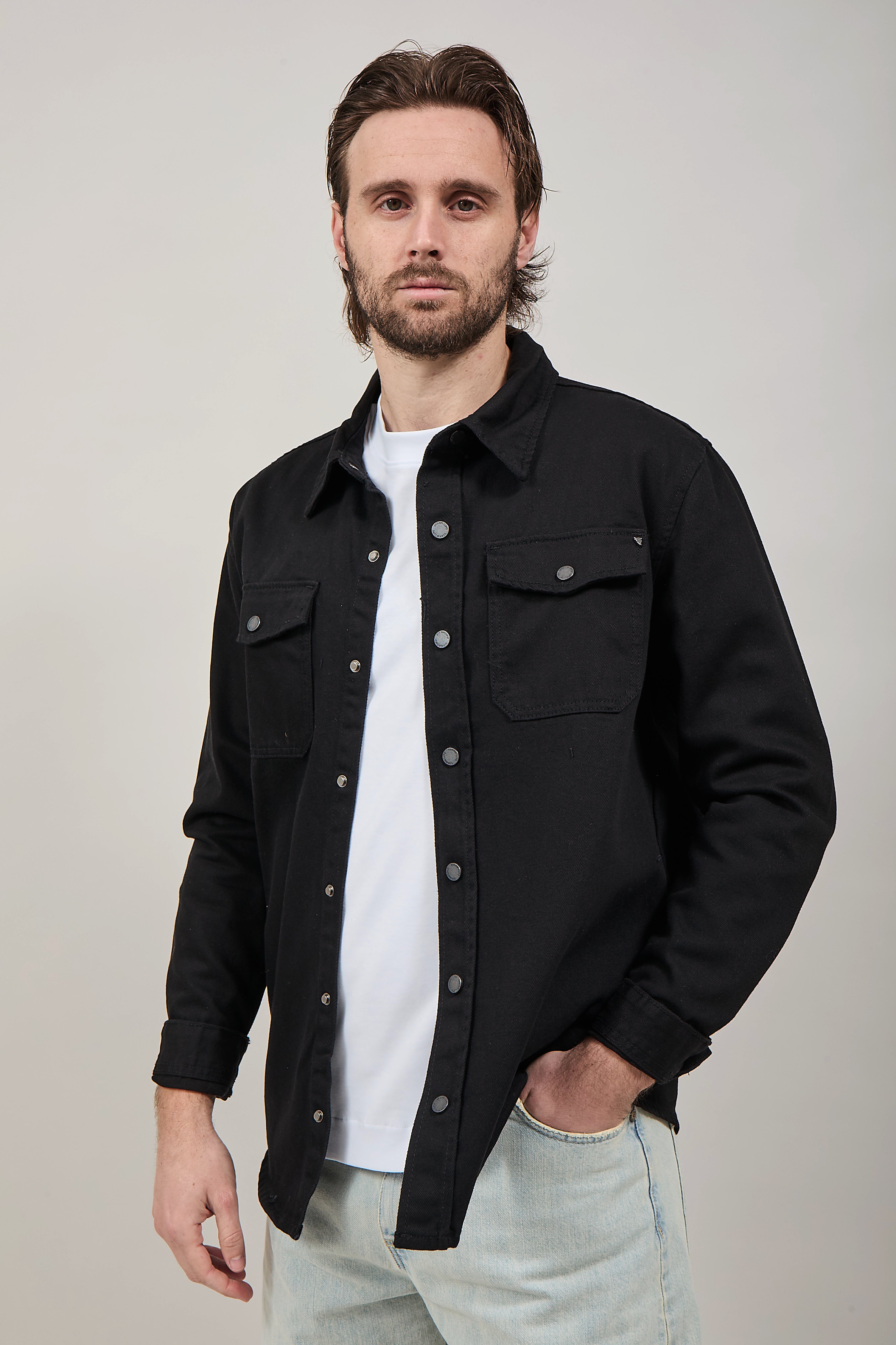 Giacchetta Gianni Lupo Jeans Nera 2533