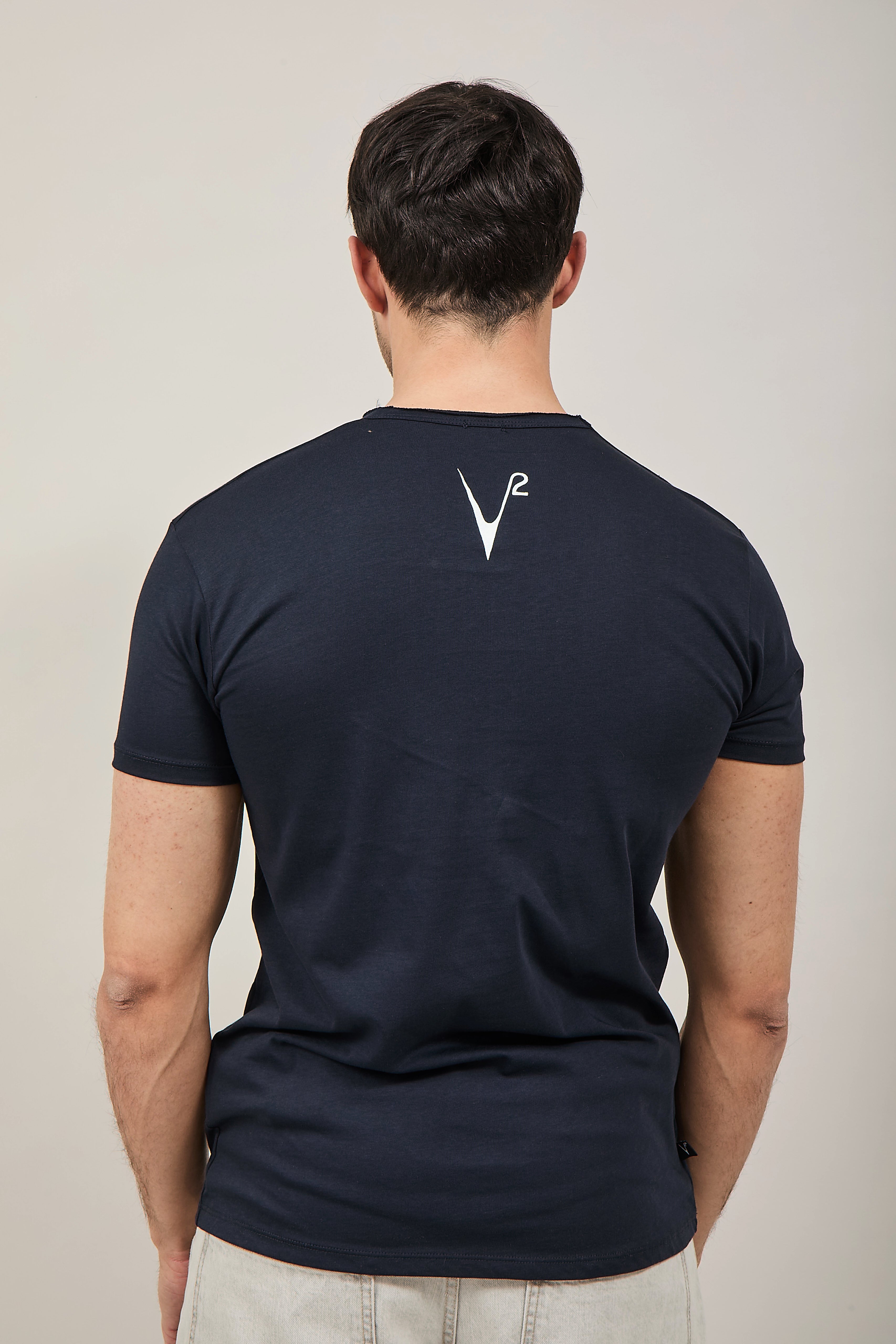 T-shirt V2 Taschino Blu BL9