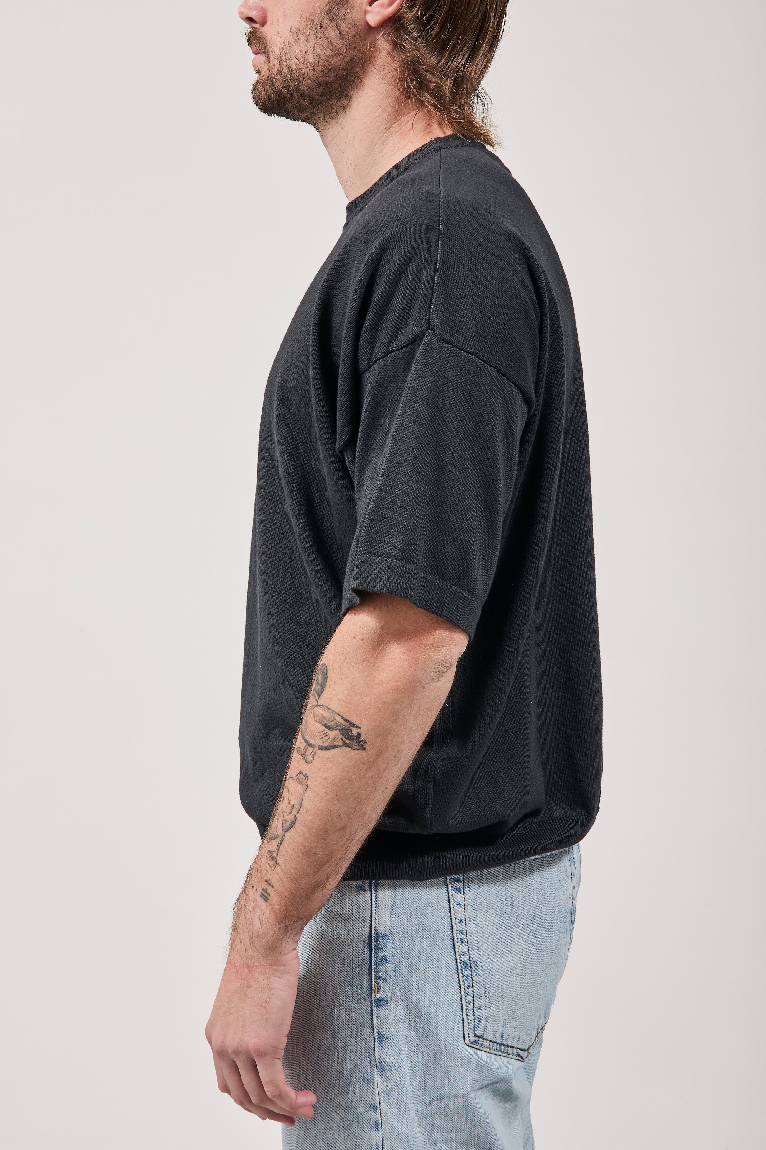 T-shirt Berna Cropped Nera