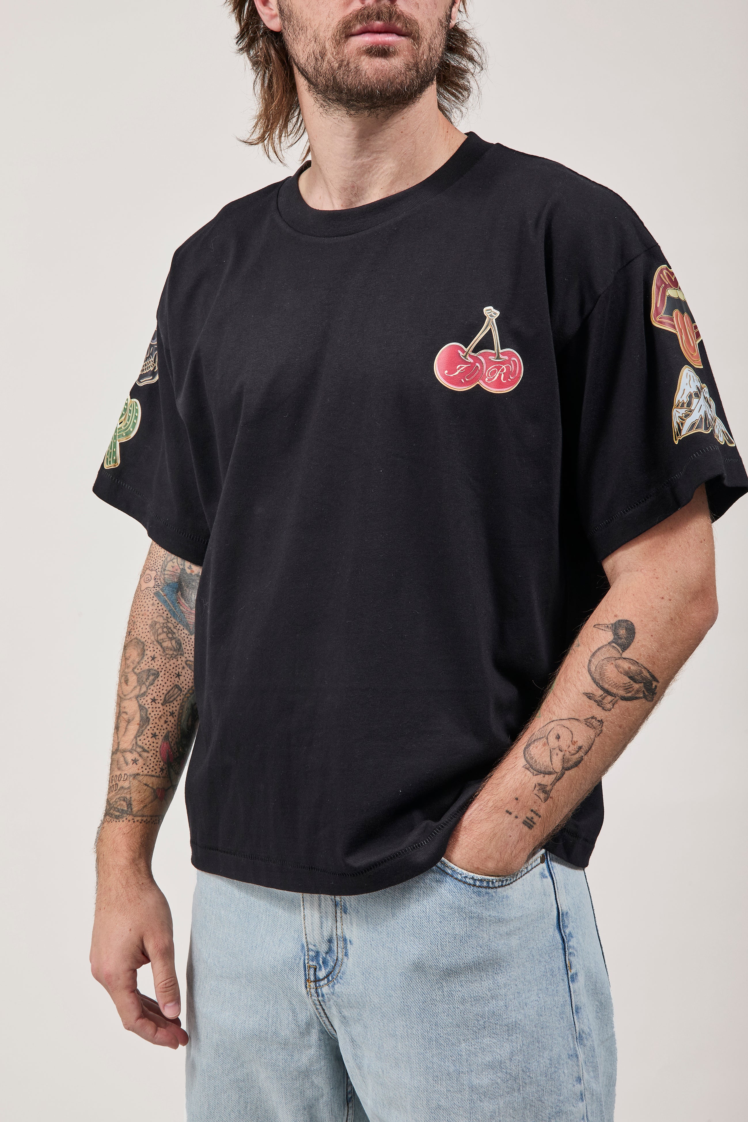T-shirt Independent Republic State of mind Nera