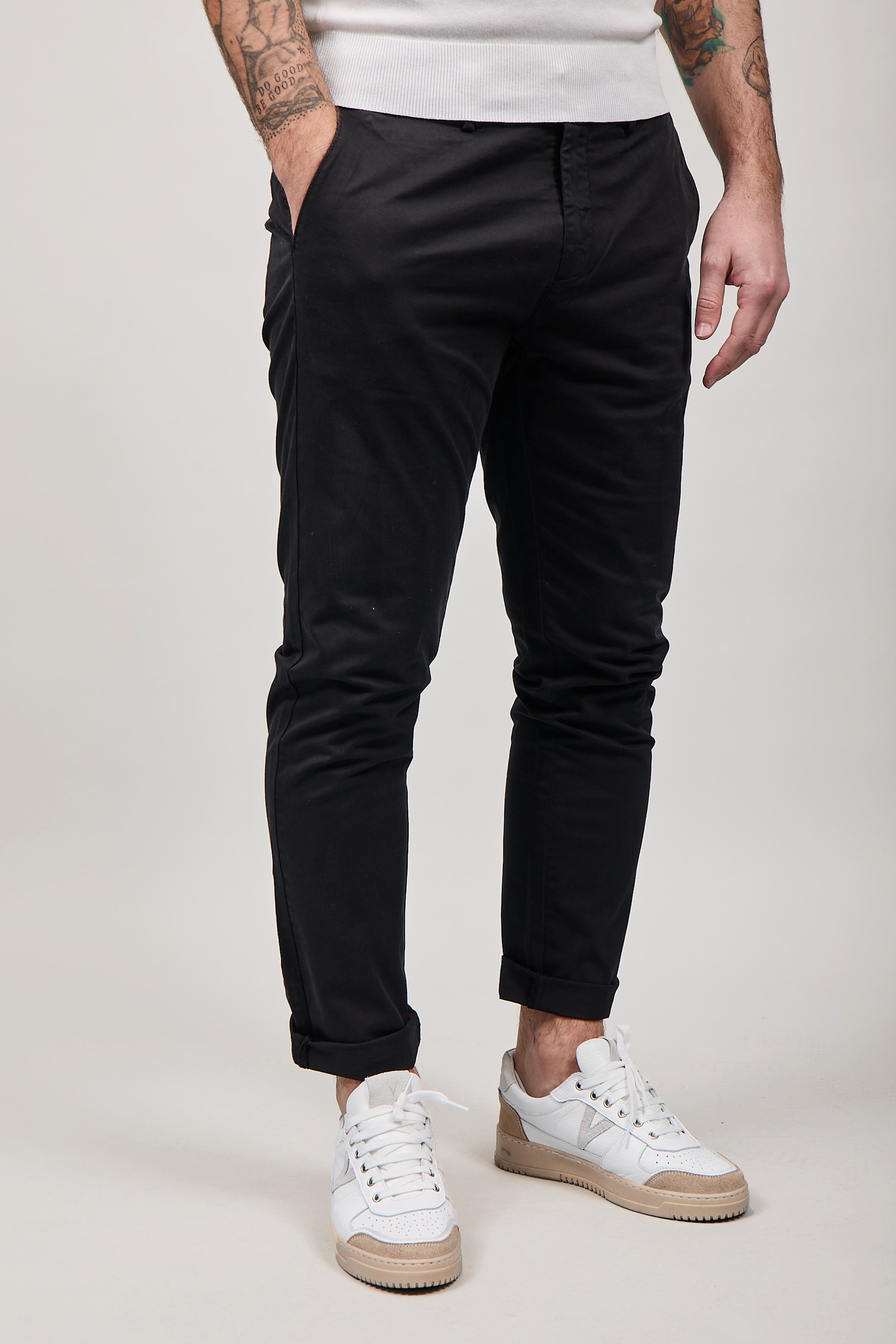 Pantalone Gianni Lupo Tahoma Nero