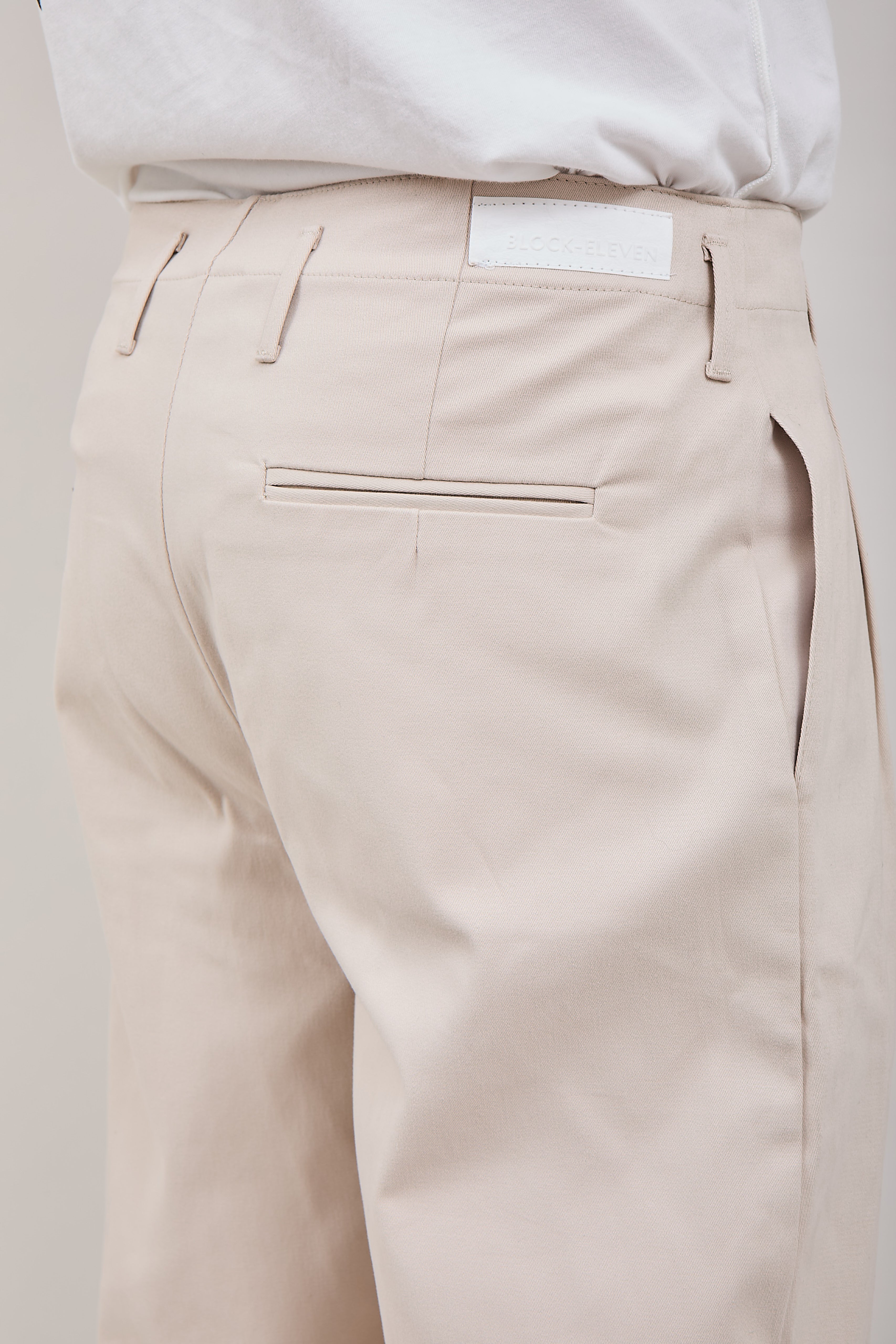 Pantalone Block Eleven Pences Beige 758