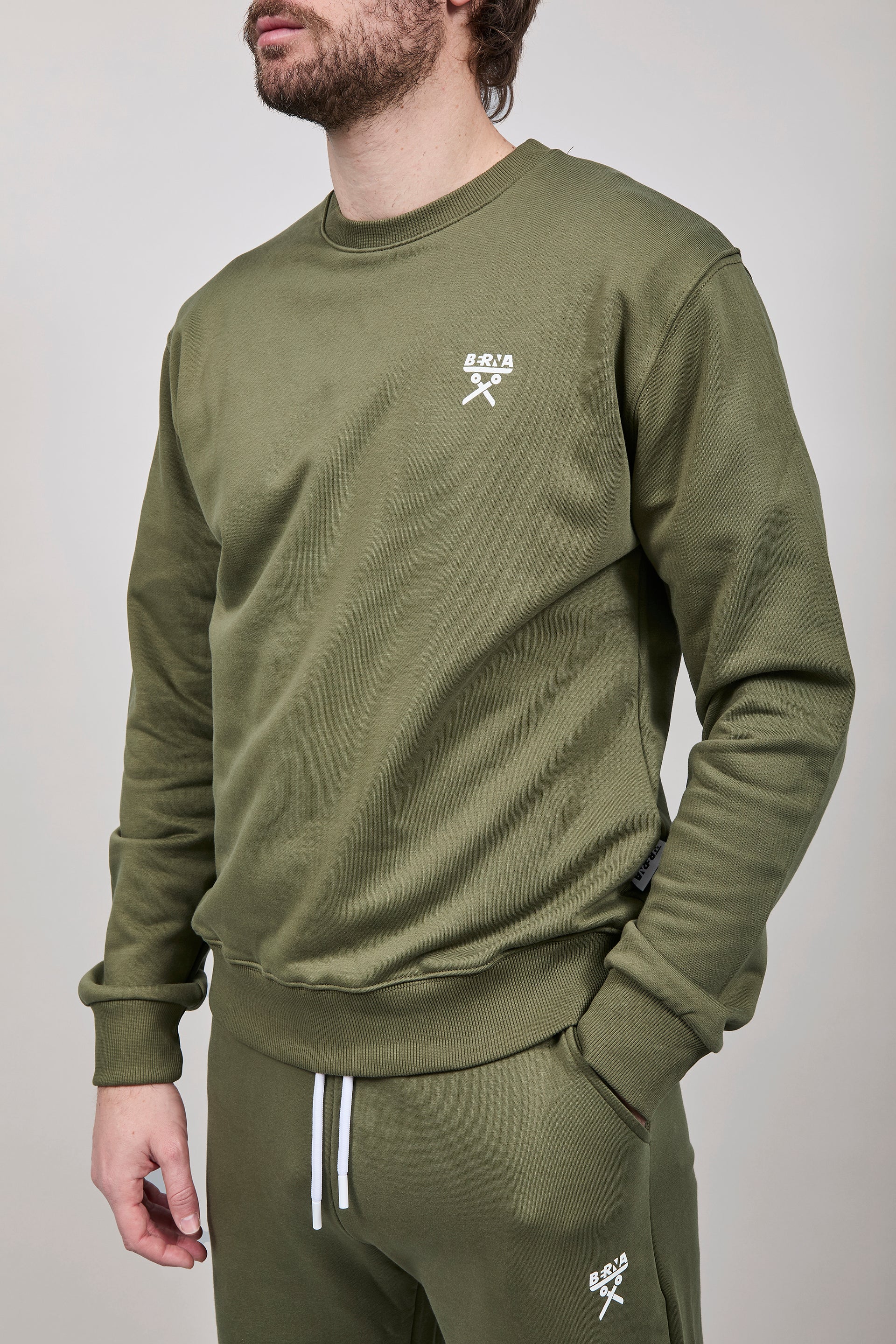 Felpa Berna Girocollo Muschio 53