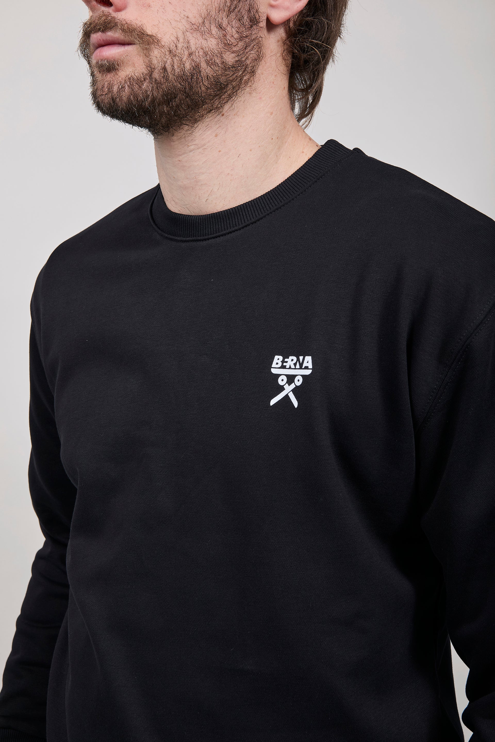 Felpa Berna Girocollo Nera 53