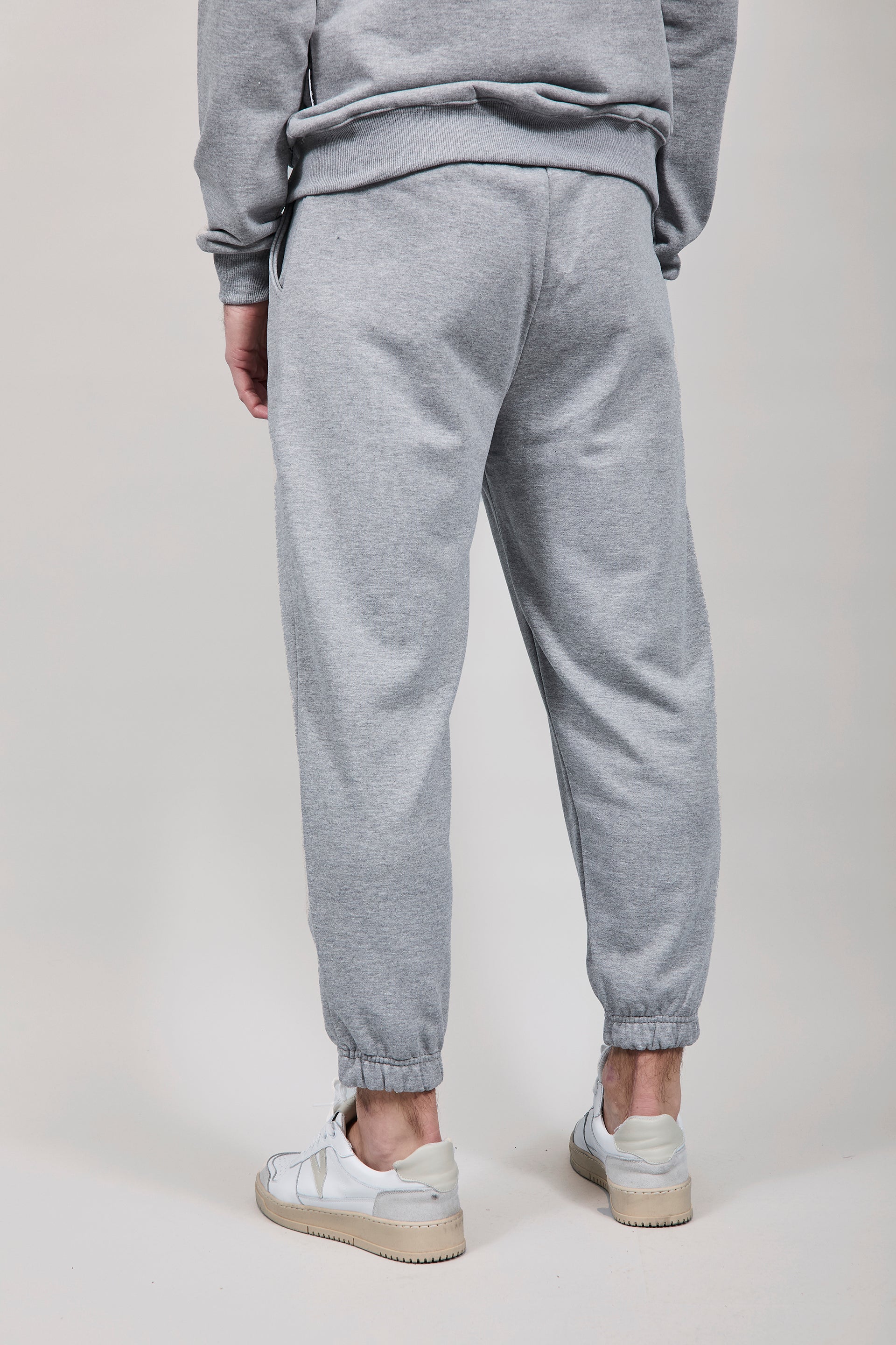 Pantalone Felpa Berna Grigio Melange 58