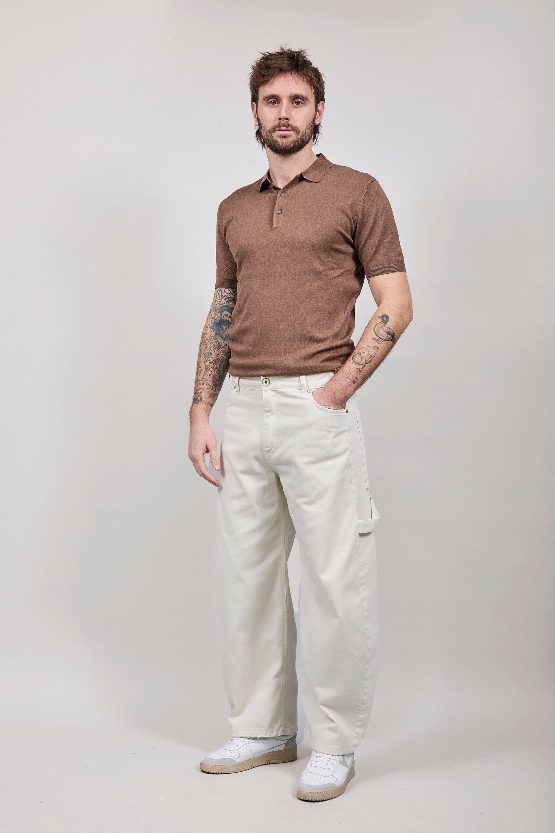 Jeans carpenter Berna Latte