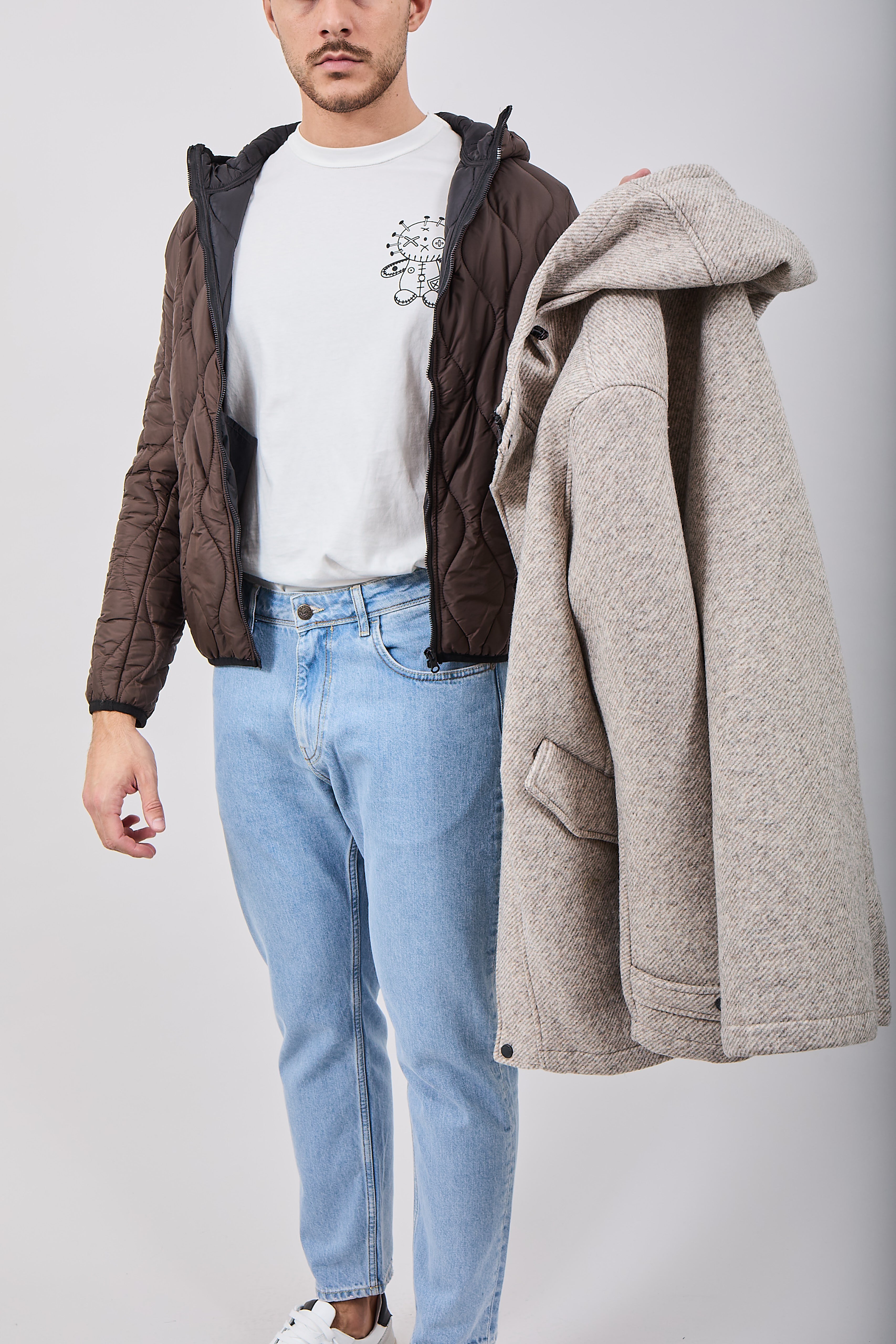 Giubbotto Gianni Lupo Beige 362