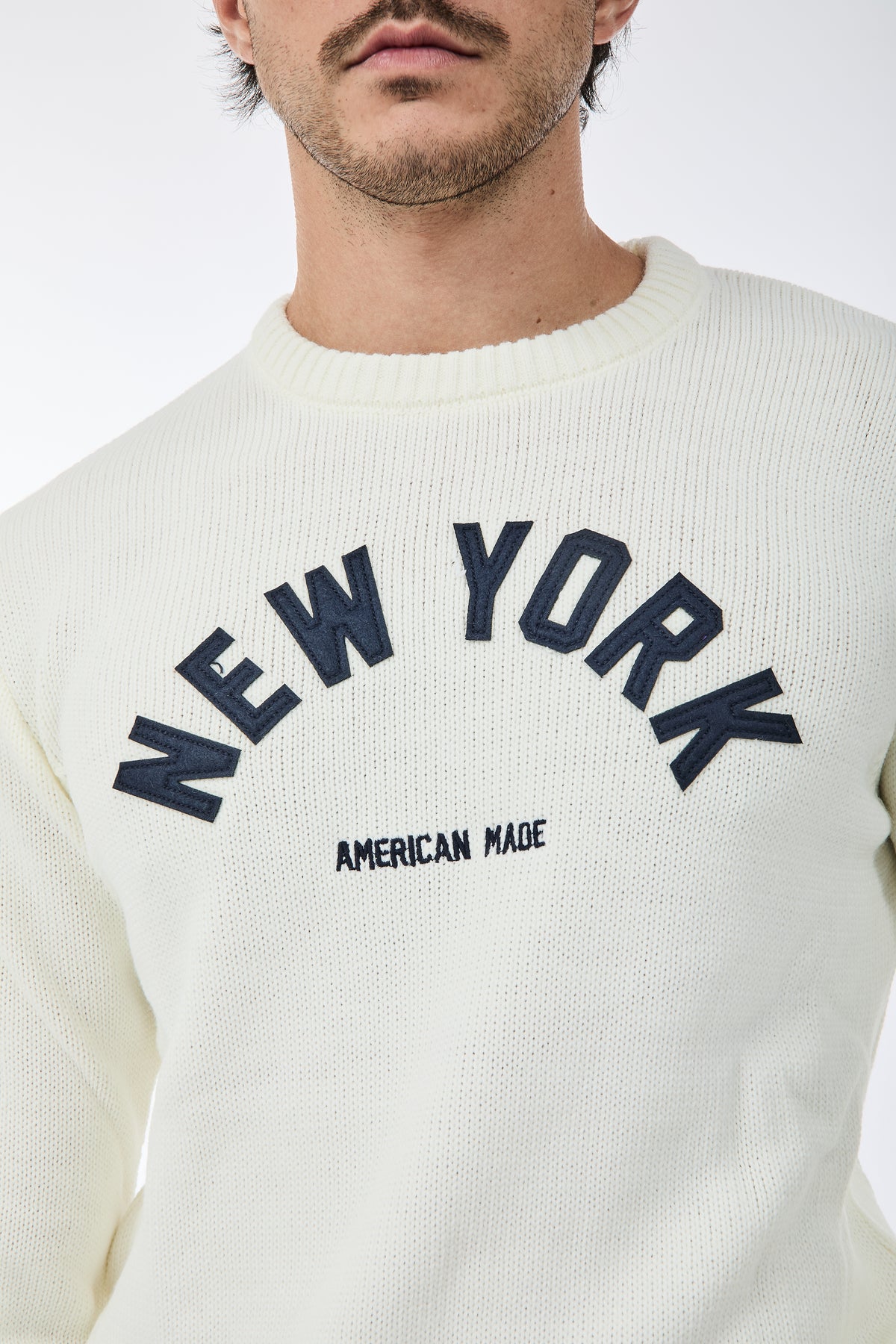 Maglione Superculture AK7011 Bianco