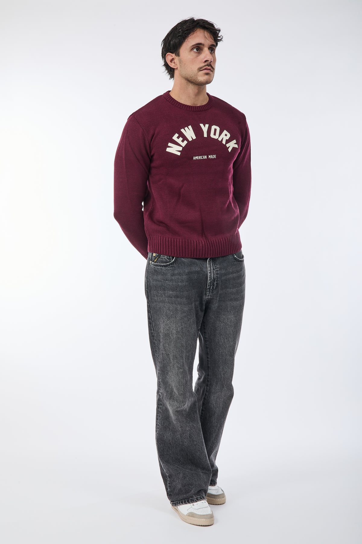 Maglione Superculture AK7011 Bordeaux