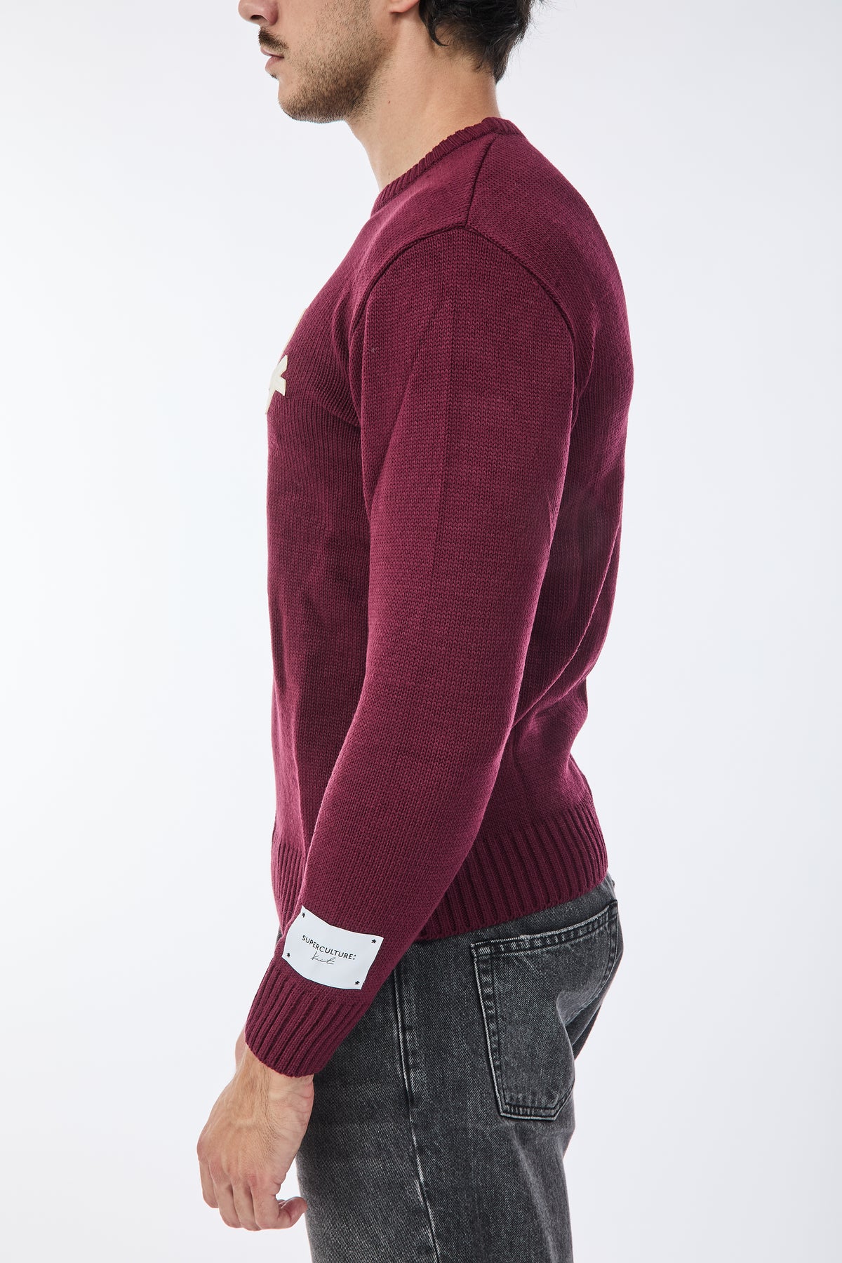 Maglione Superculture AK7011 Bordeaux