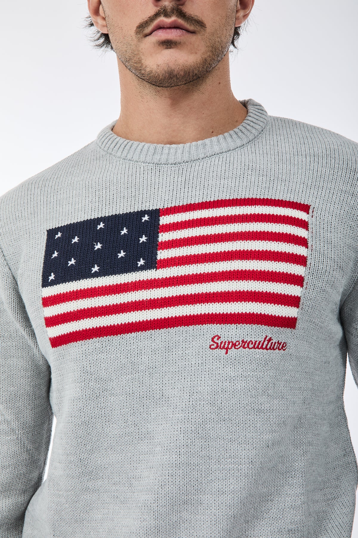 Maglione Superculture AK7021 Grigio