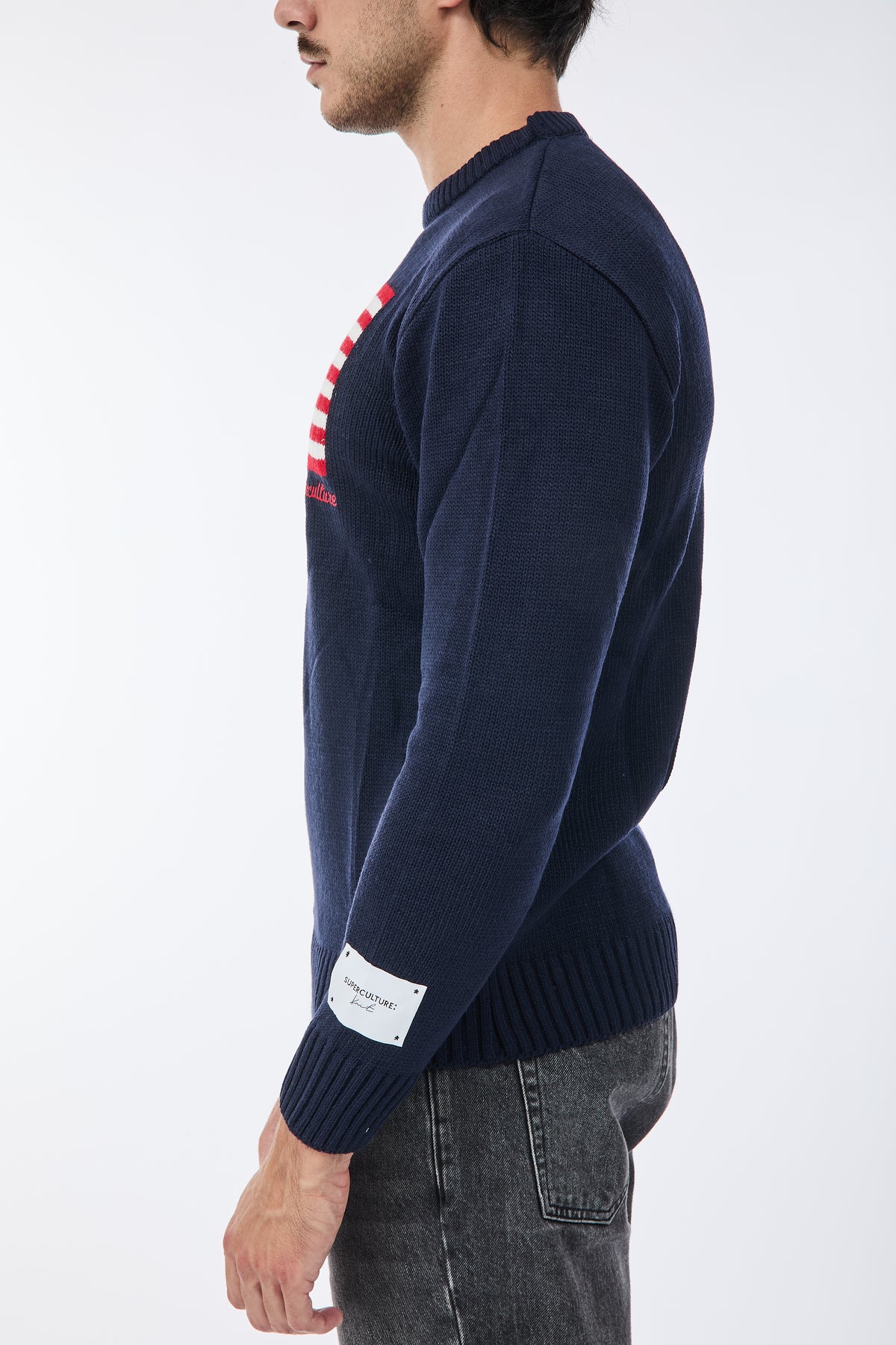 Maglione Superculture AK7021 Blu