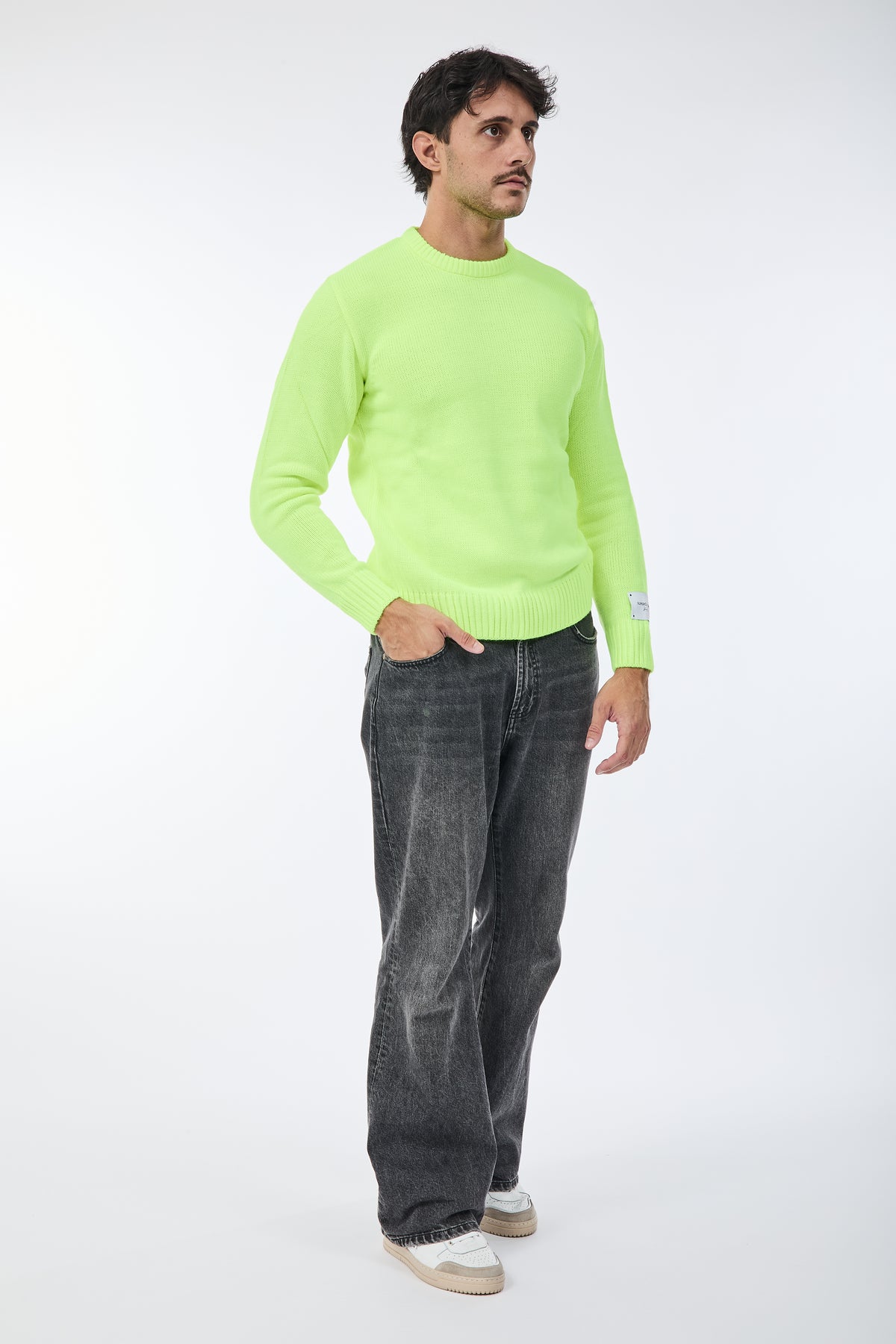 Maglione Superculture Tom Giallo Fluo