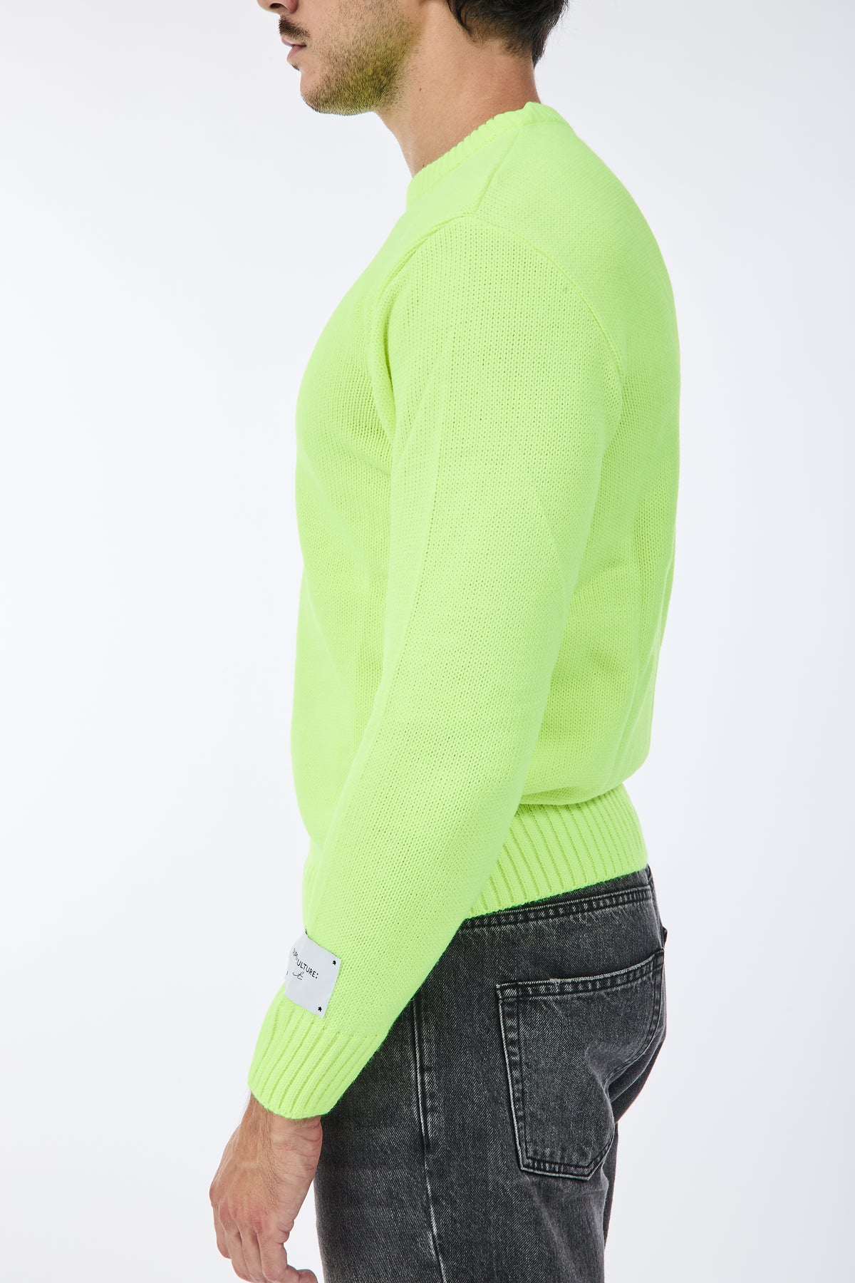 Maglione Superculture Tom Giallo Fluo