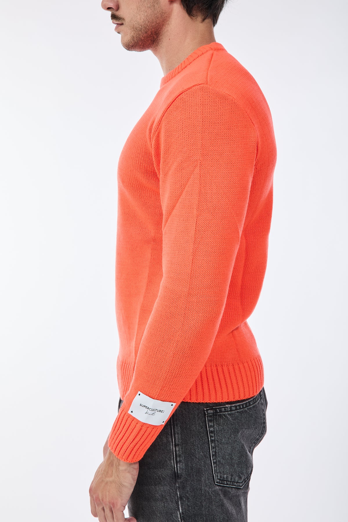 Maglione Superculture Tom Arancio Fluo