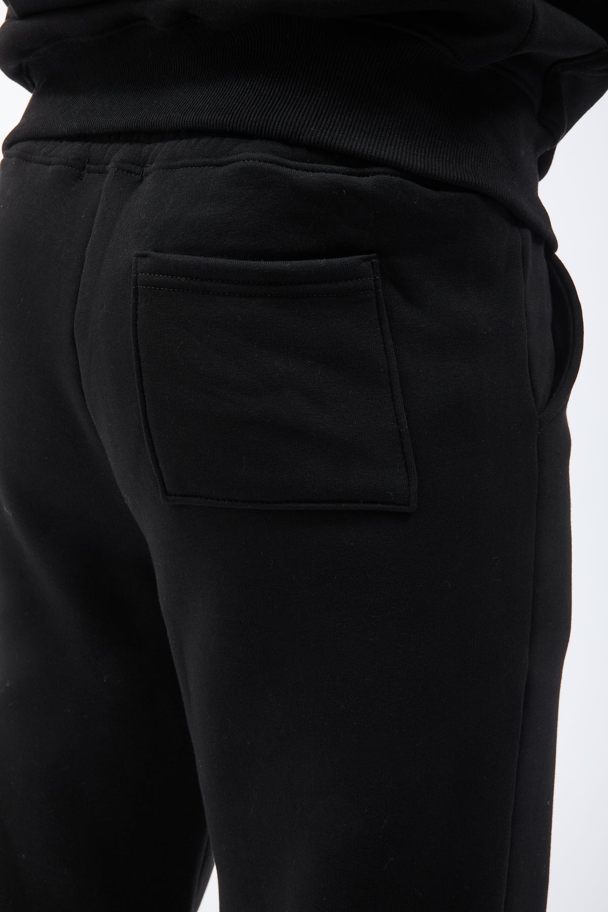 Pantalone Superculture Felpa Palazzo James Nero