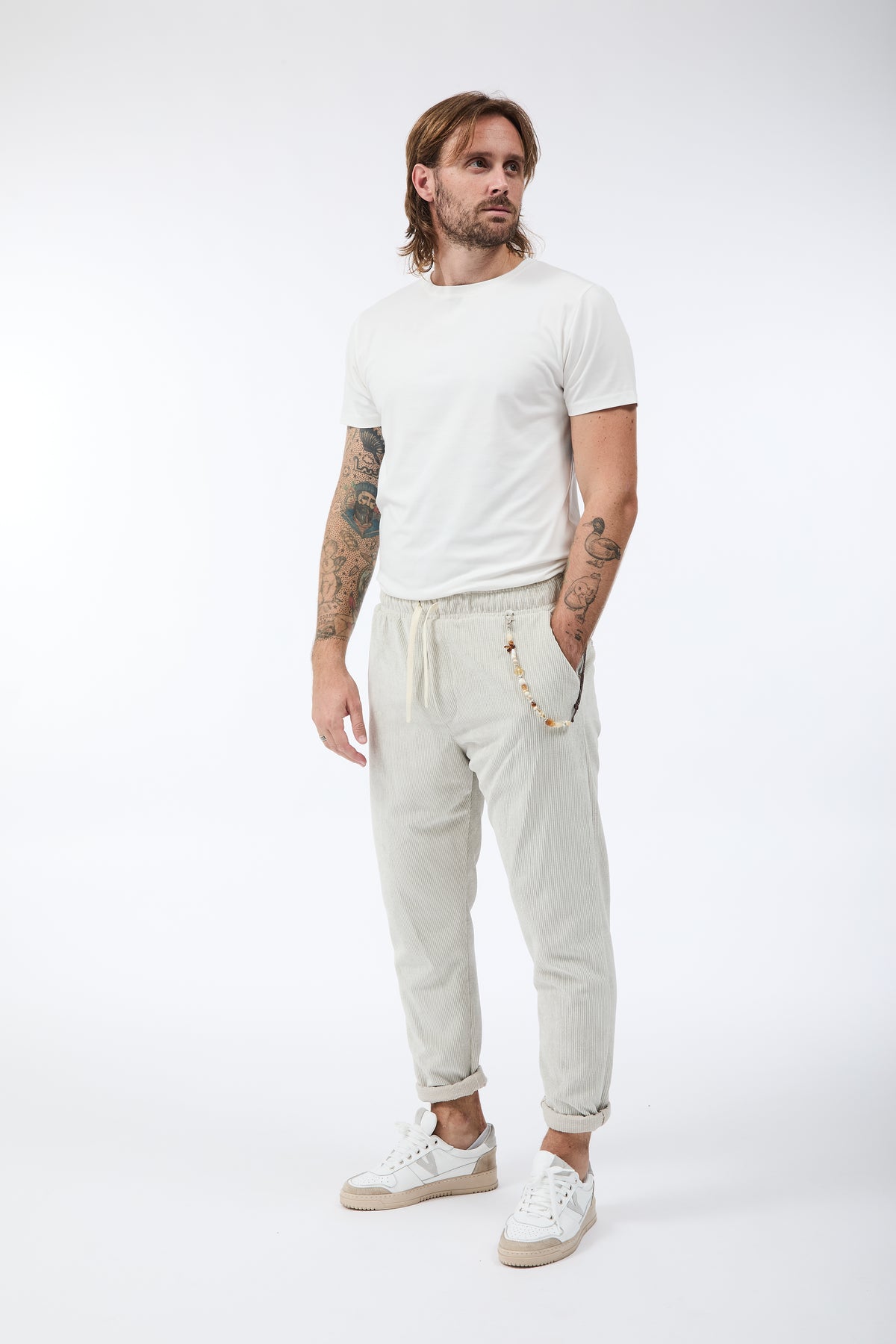 Pantalaccio Over-d Velluto Panna P66