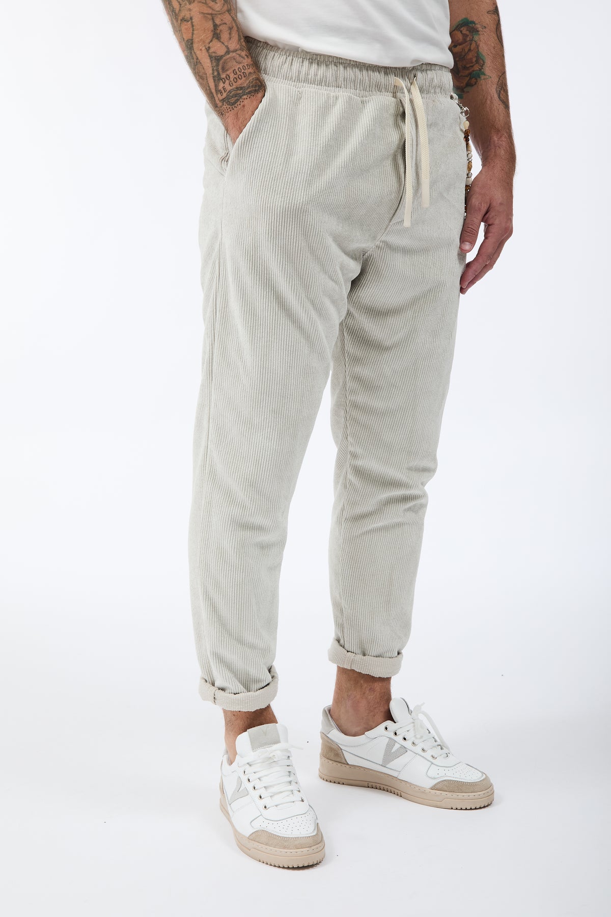 Pantalaccio Over-d Velluto Panna P66