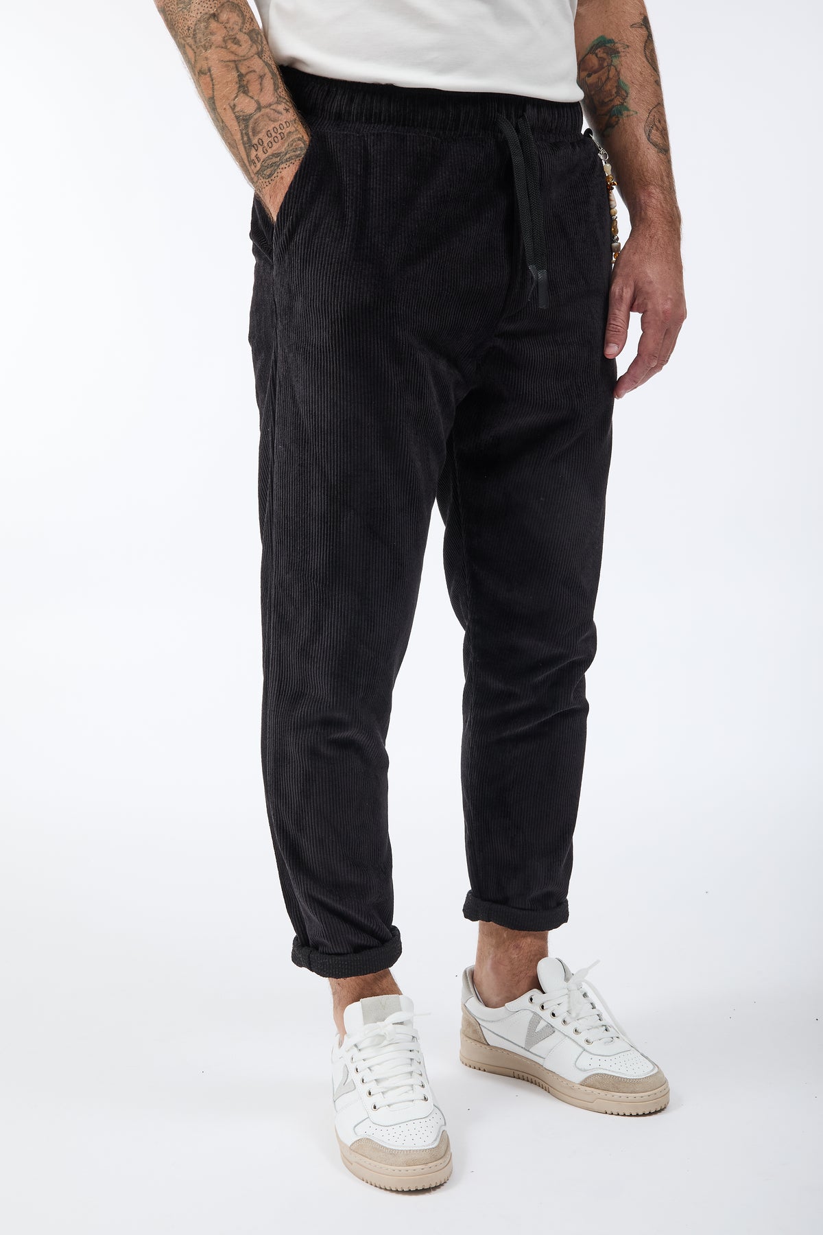 Pantalaccio Over-d Velluto Nero P66
