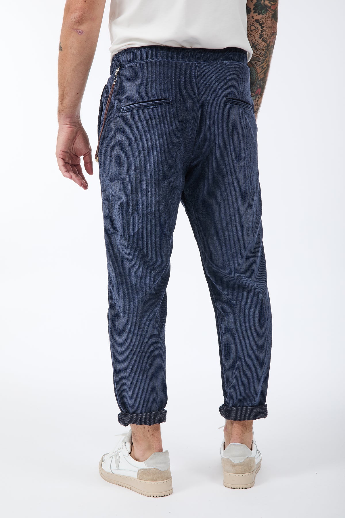 Pantalaccio Over-d Velluto Blu P66