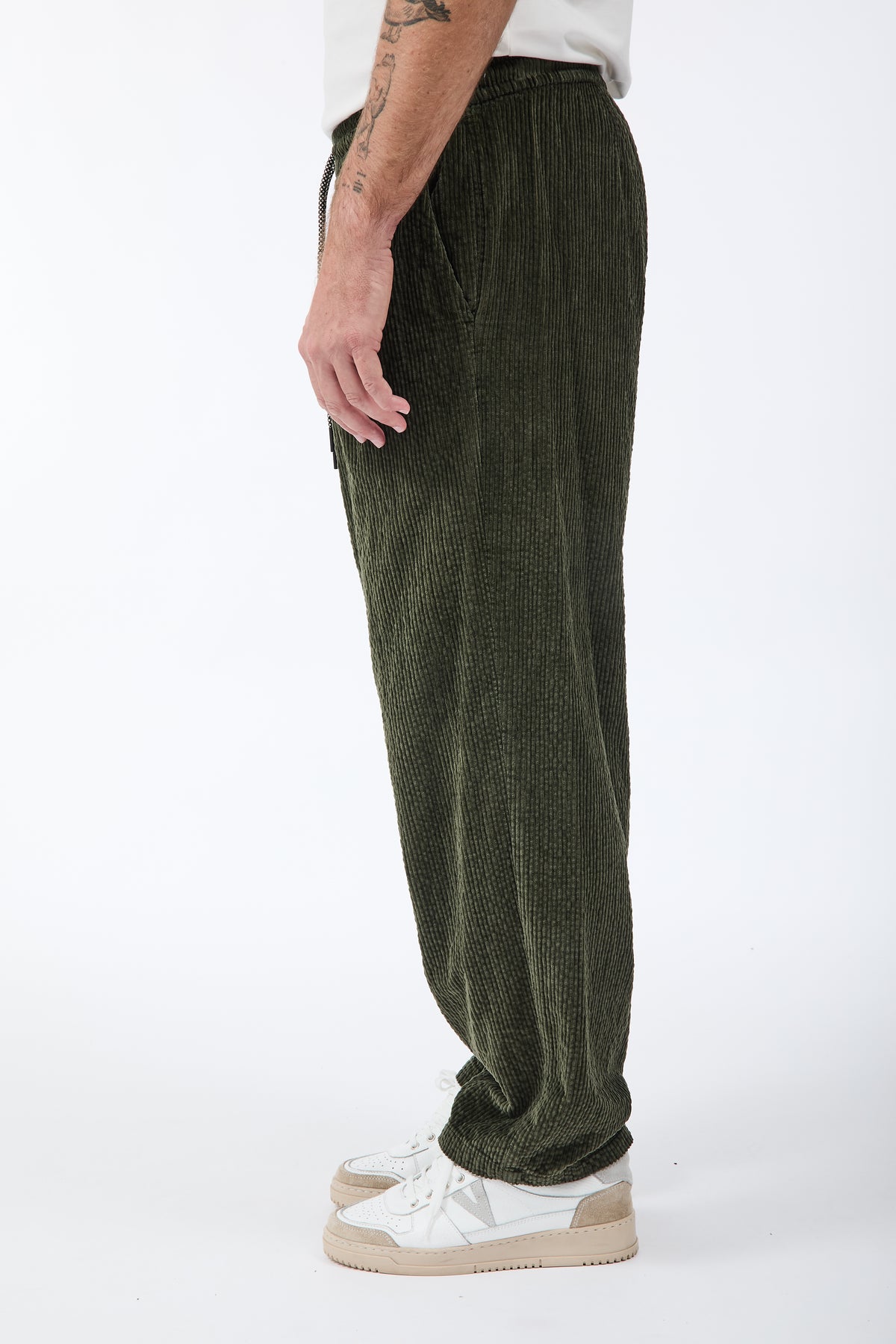 Pantalaccio Block Eleven Velluto Verde 66