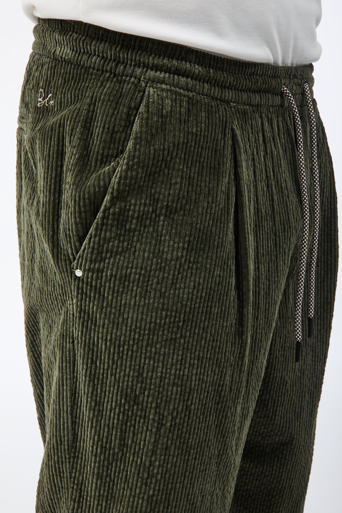 Pantalaccio Block Eleven Velluto Verde 66