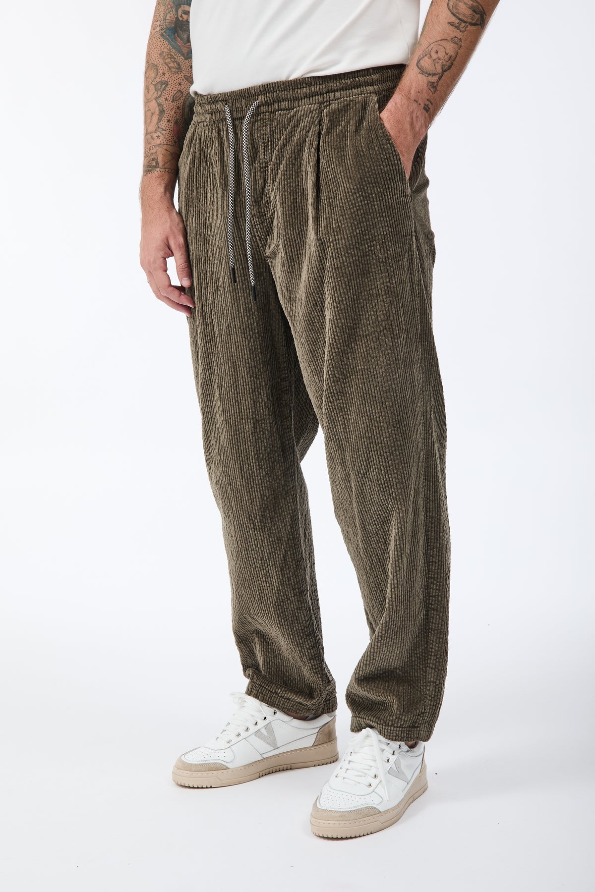 Pantalaccio Block Eleven Velluto Cognac 66