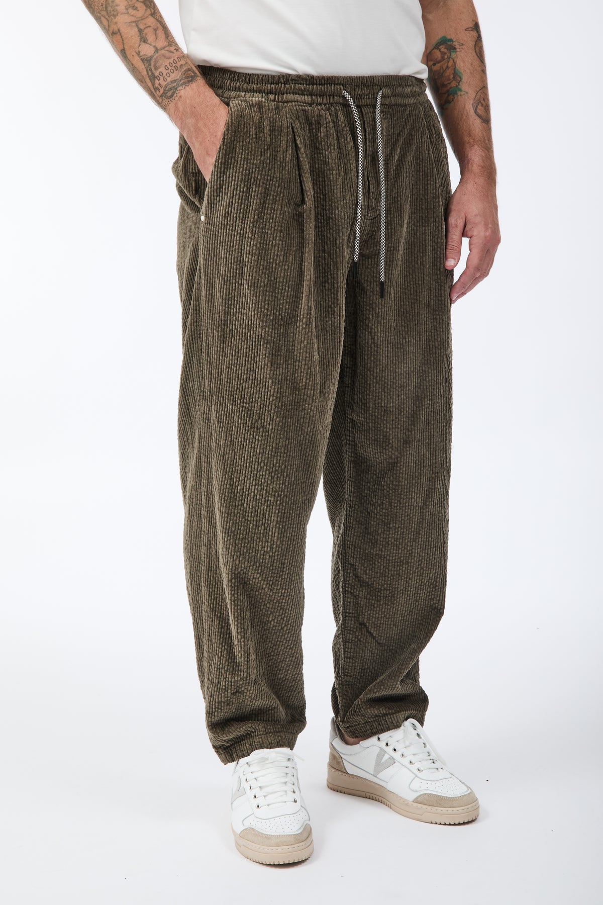 Pantalaccio Block Eleven Velluto Cognac 66