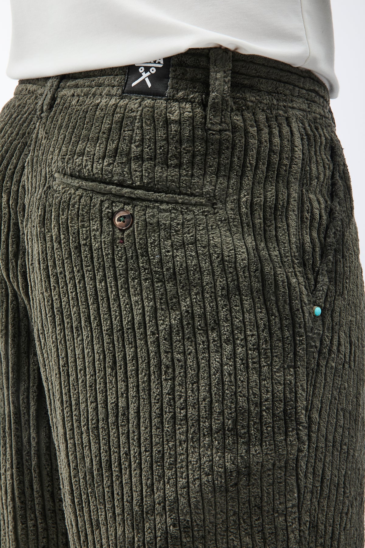 Pantalone Berna Rocciatore Velluto Oliva