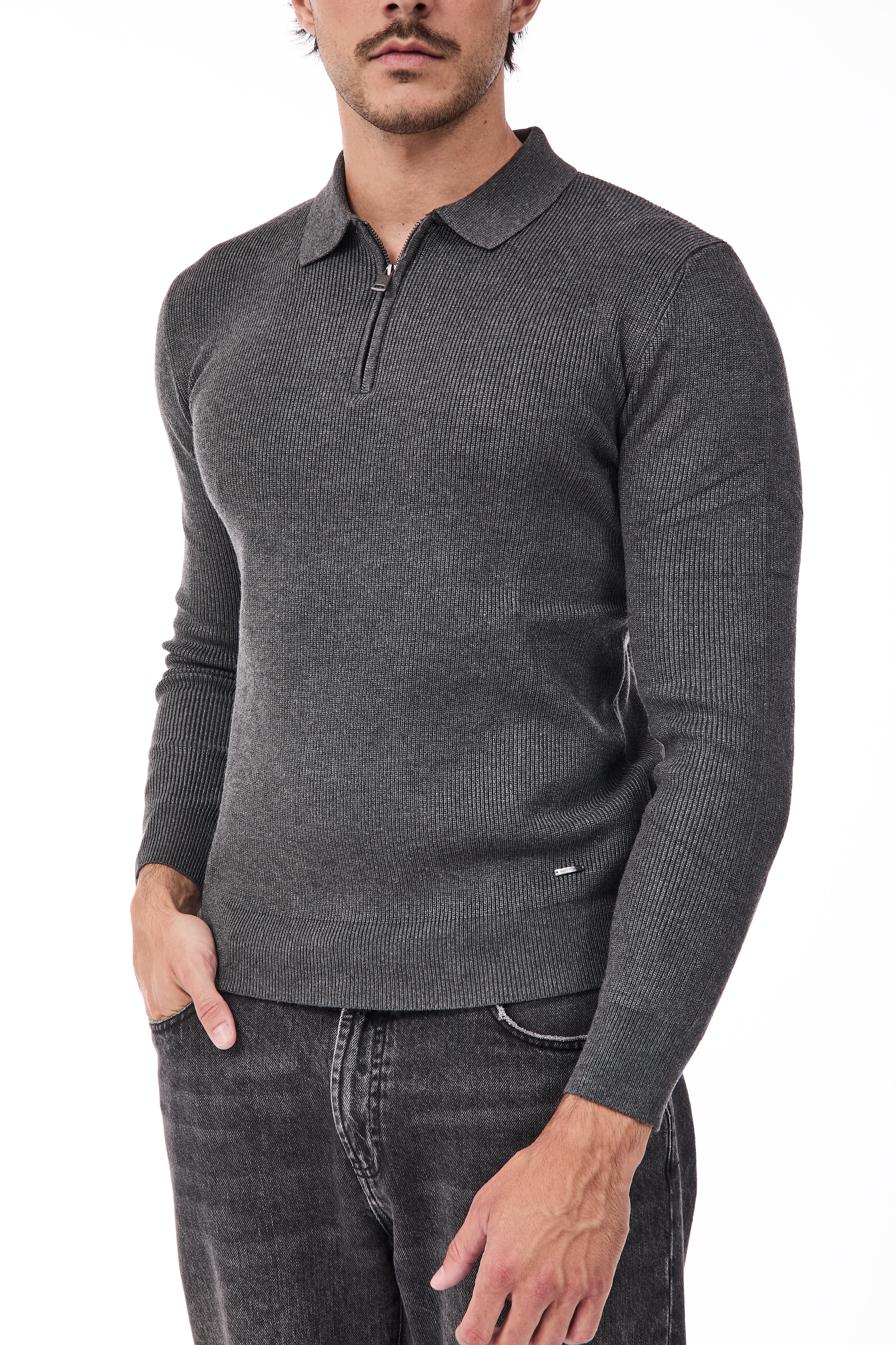 Maglione Gianni Lupo Dark Grey 35133