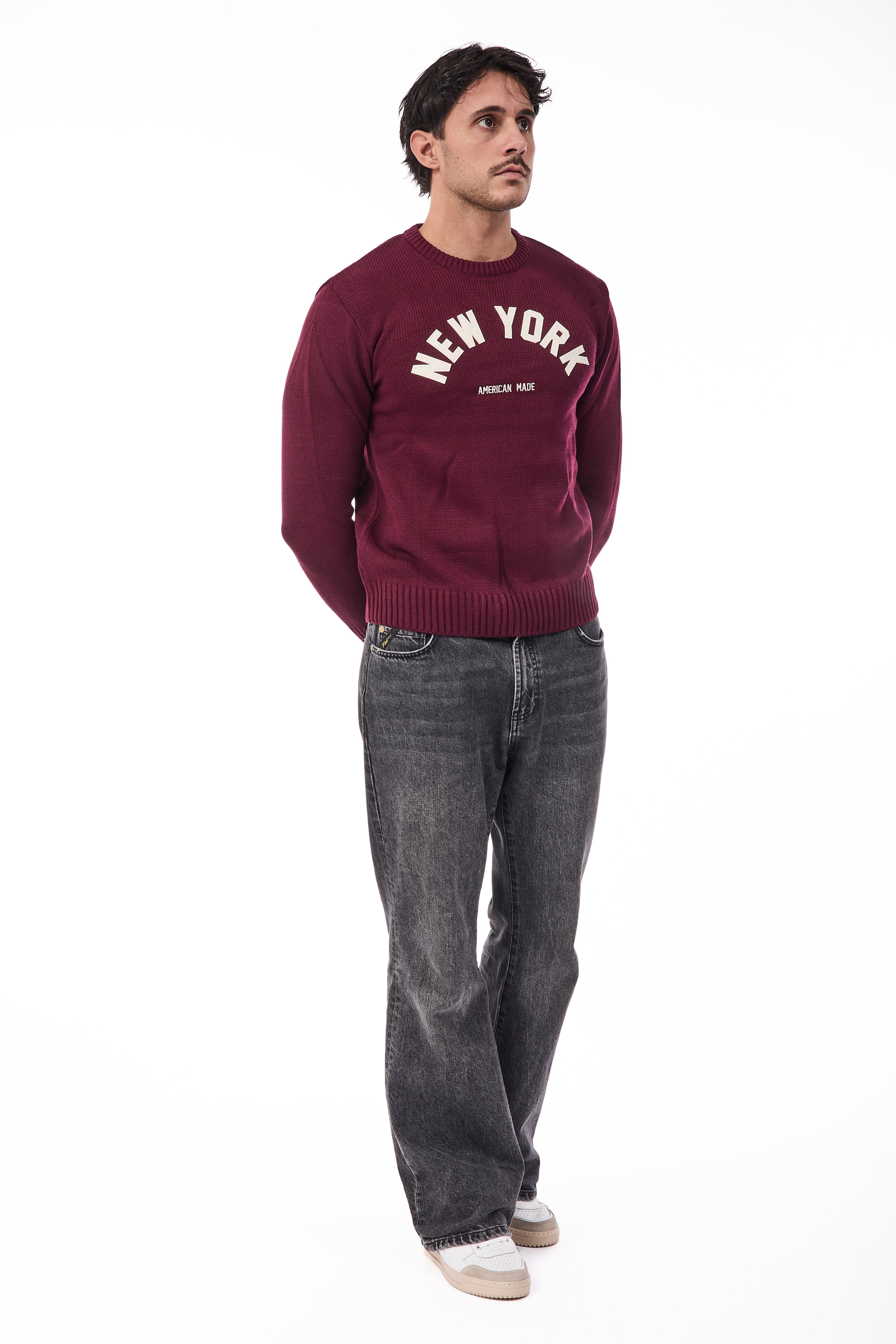 Maglione Superculture AK7011 Bordeaux