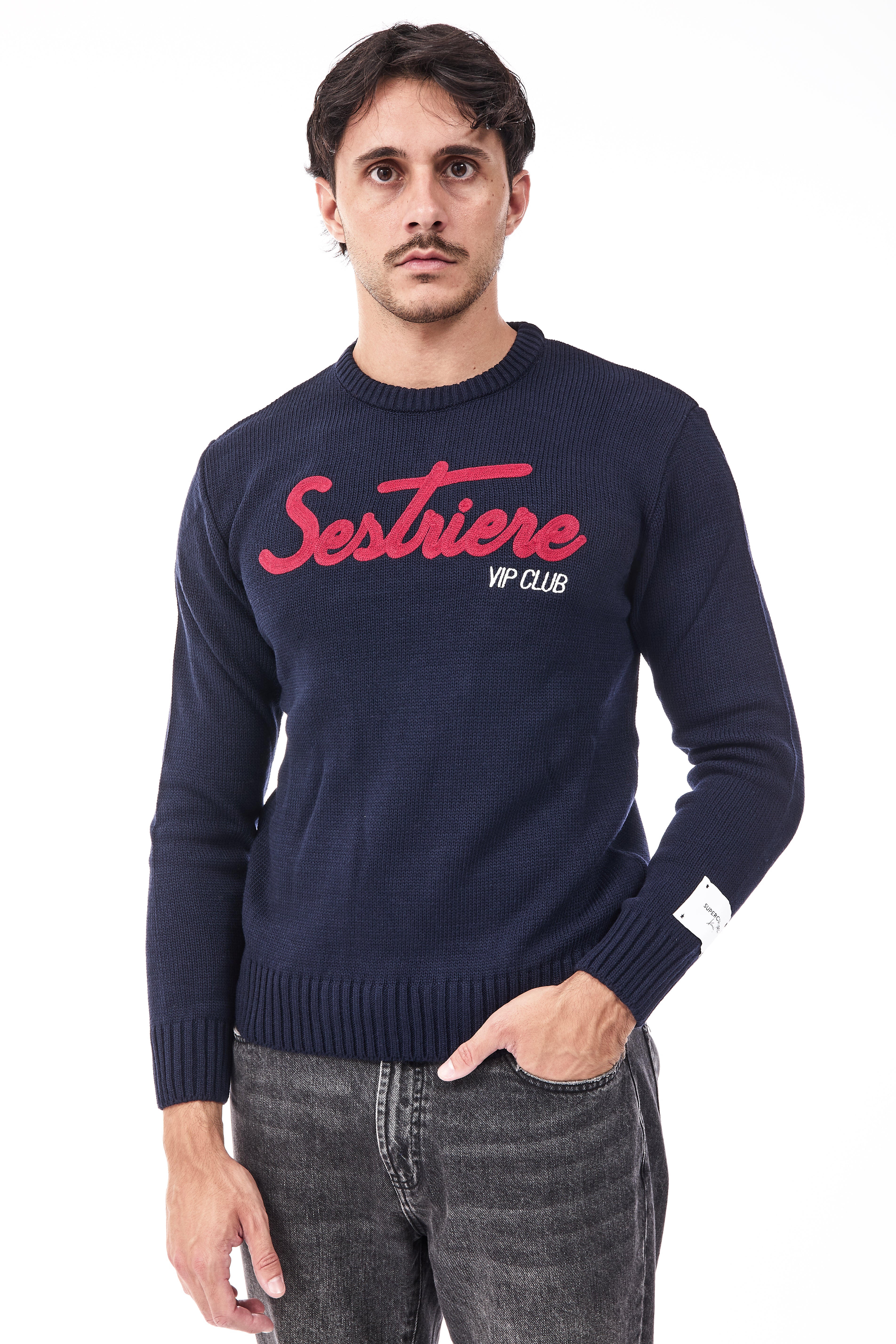 Maglione Superculture AK7035 Blu