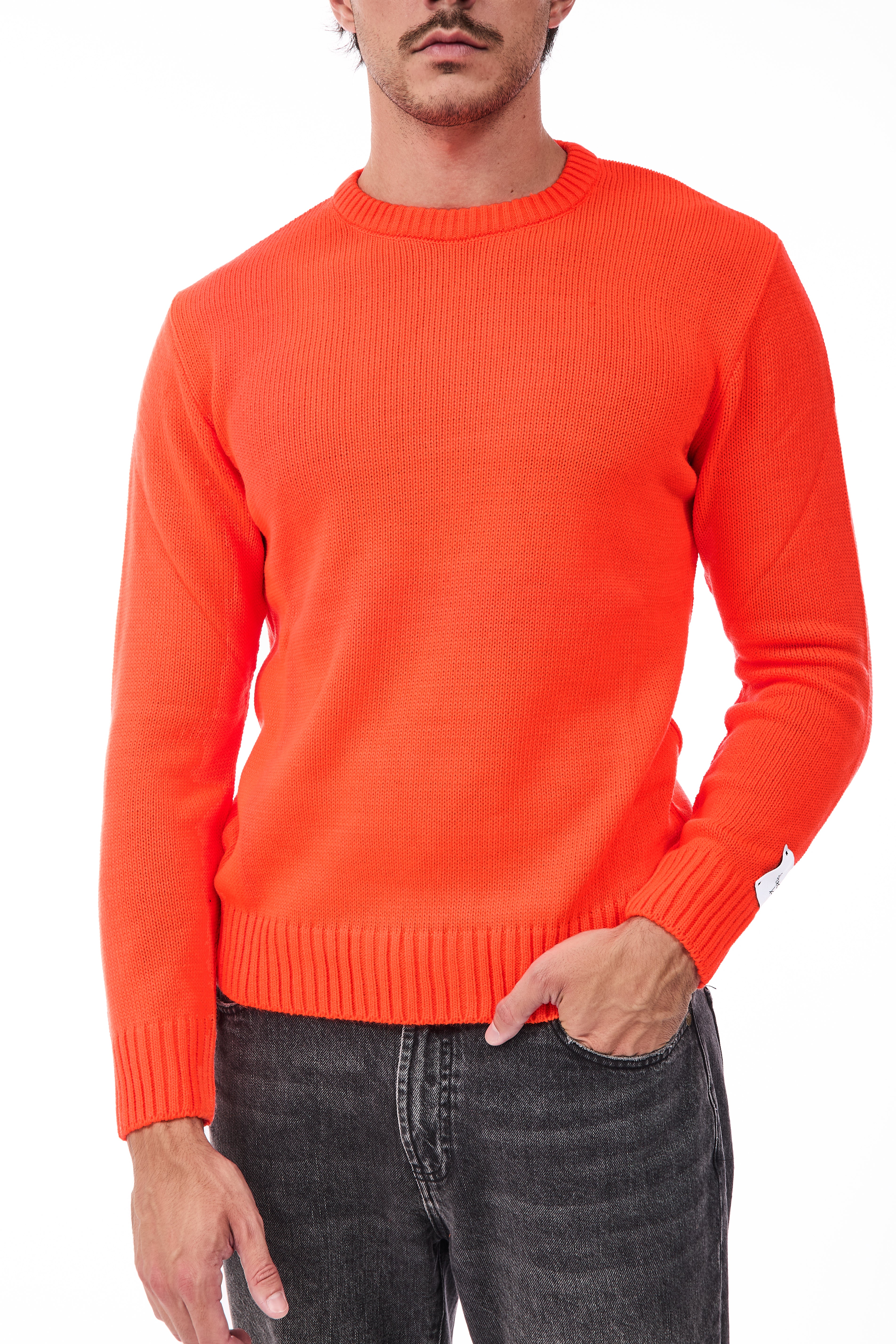 Maglione Superculture Tom Arancio Fluo
