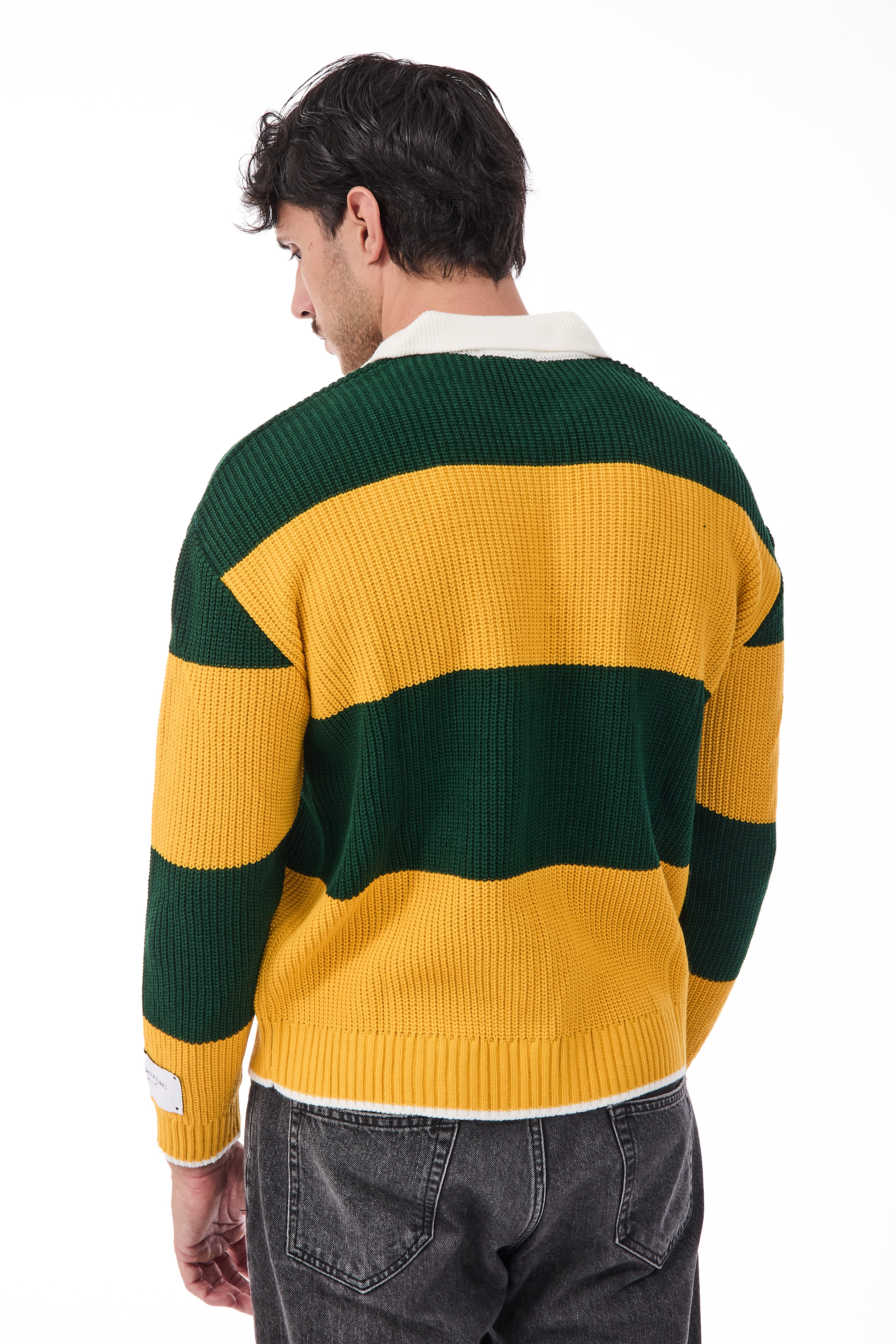 Maglione Superculture Polo AK7045 V.bosco-Giallo