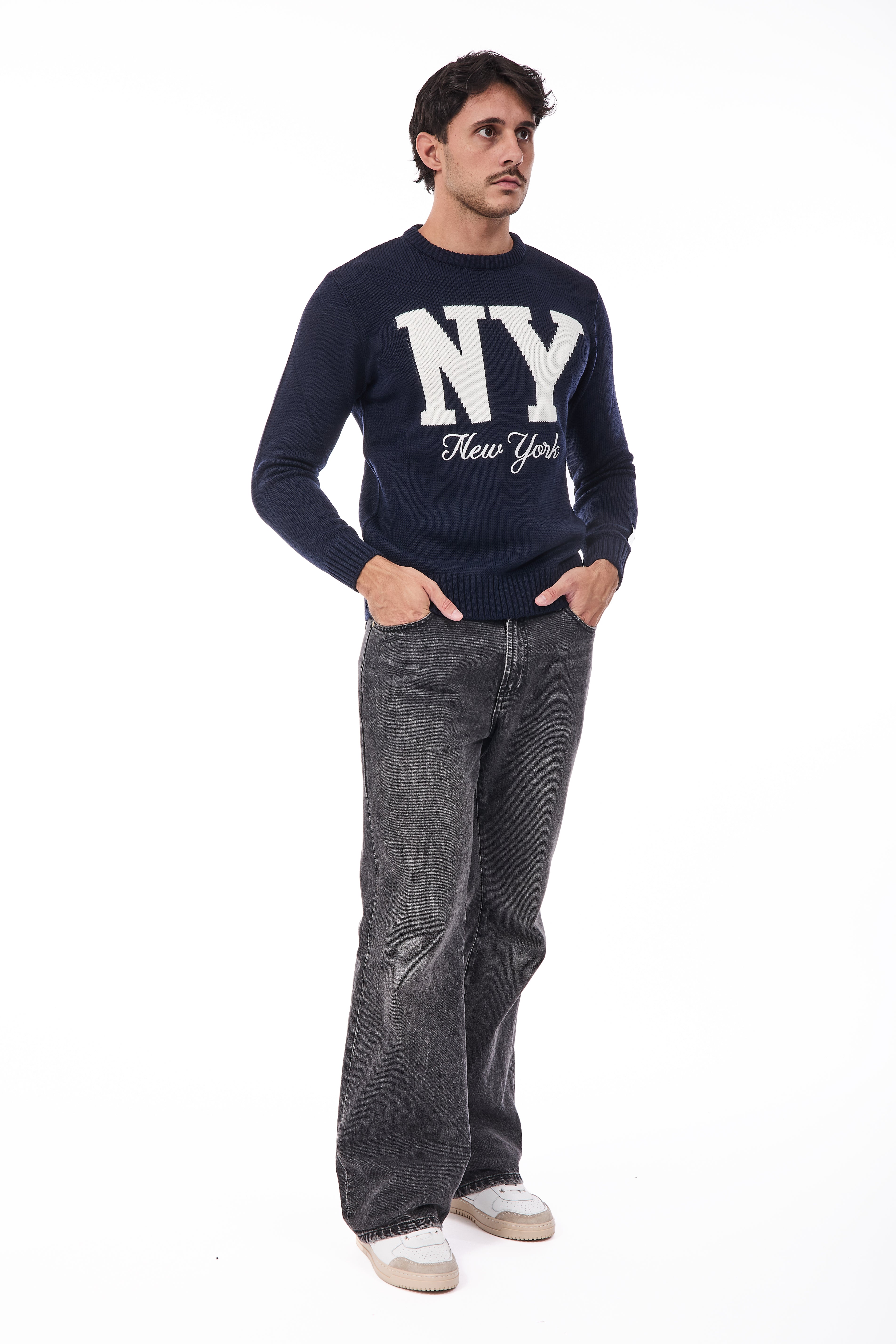 Maglione Superculture AK7023 Blu