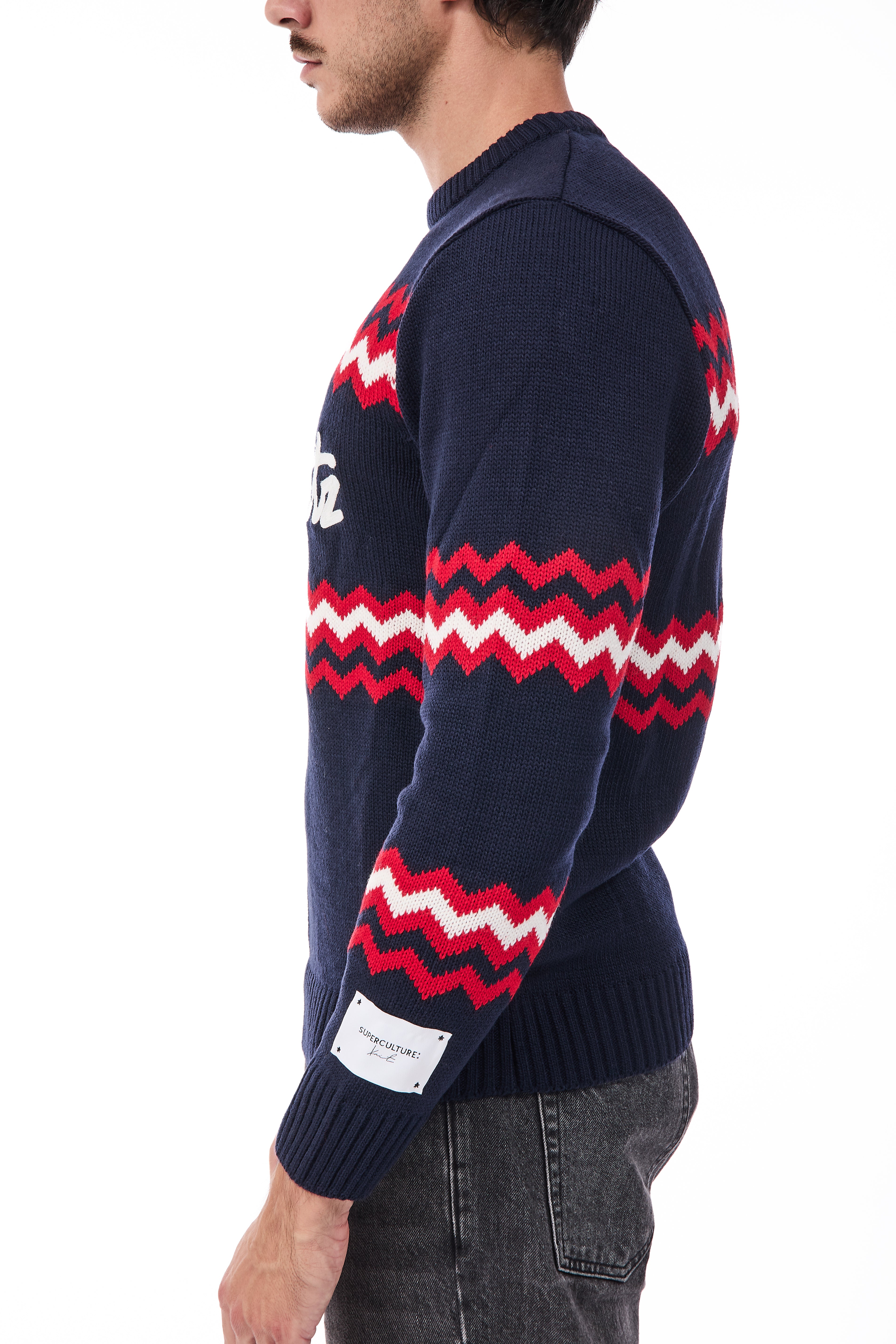 Maglione Superculture AK7041 Blu