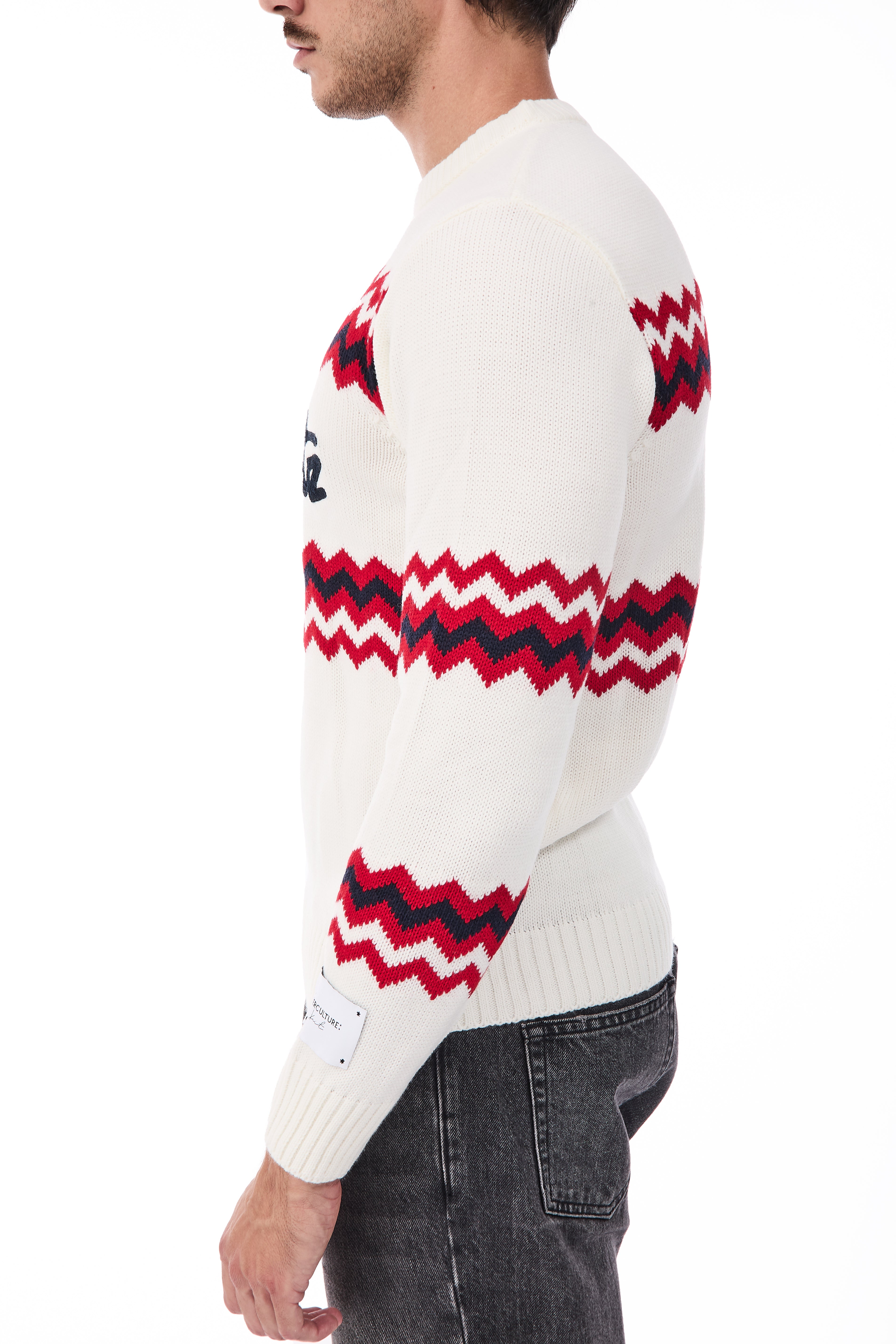 Maglione Superculture AK7041 Bianco