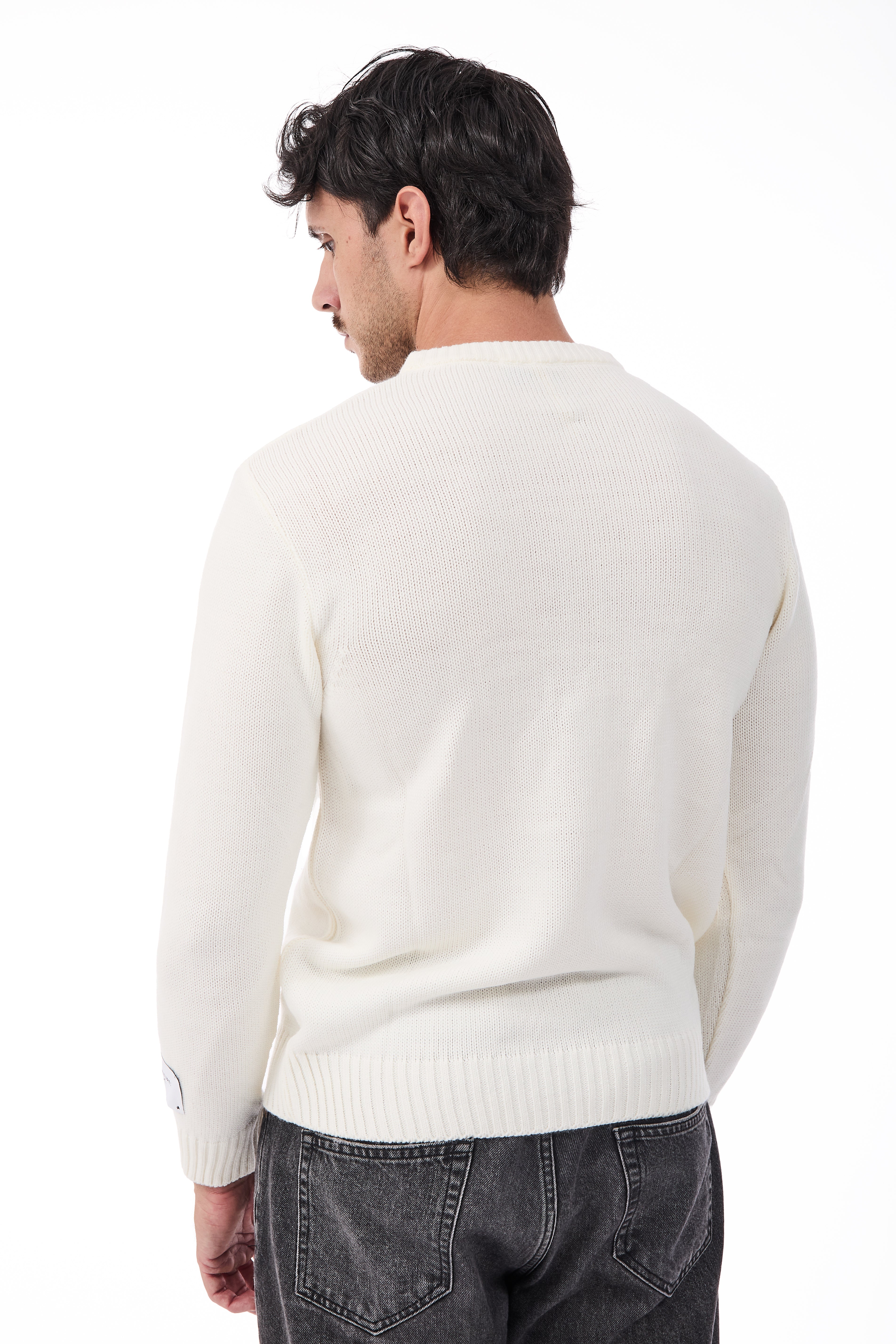 Maglione Superculture AK7023 Bianco