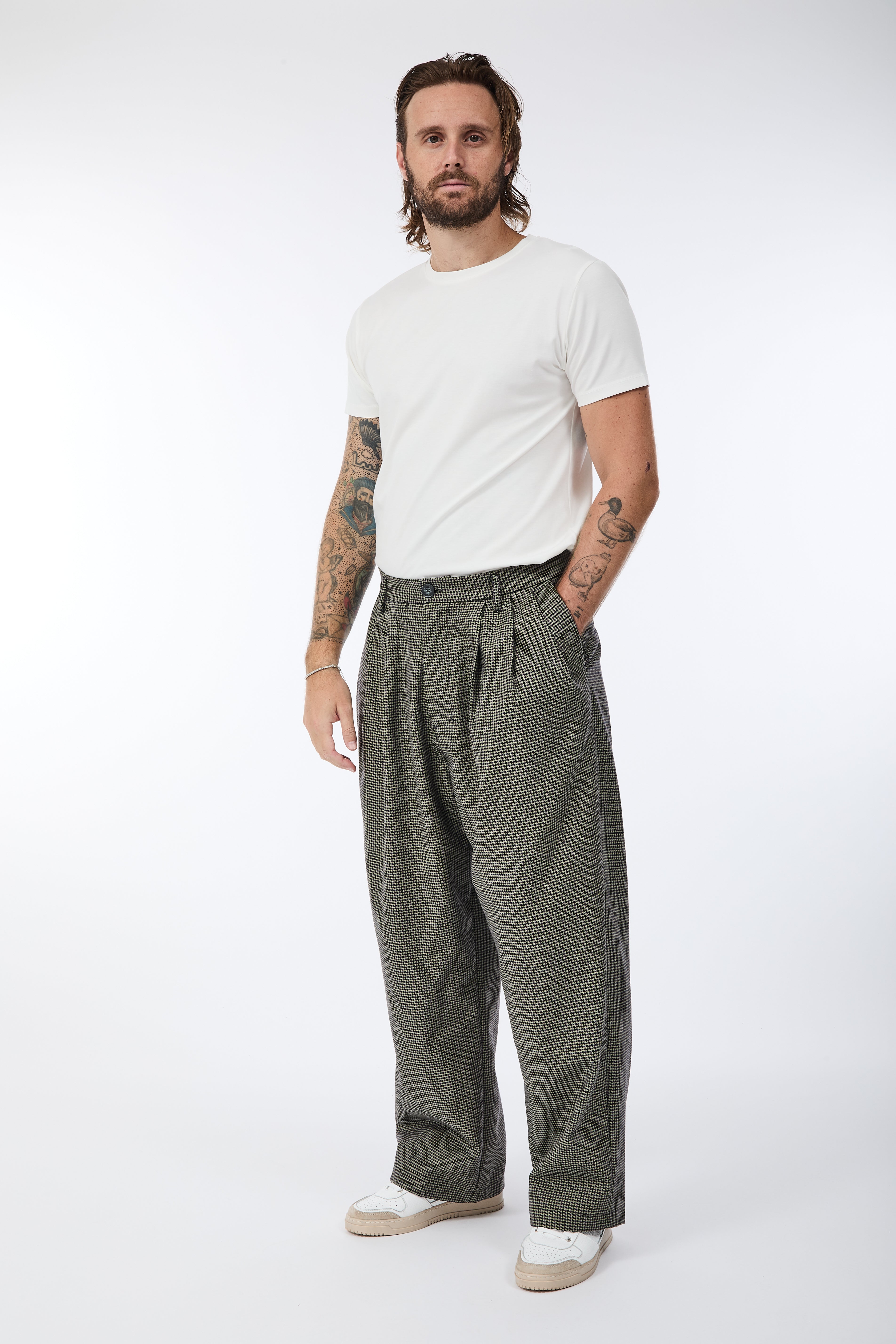 Pantalone Imperial Palazzo Pied de Poule