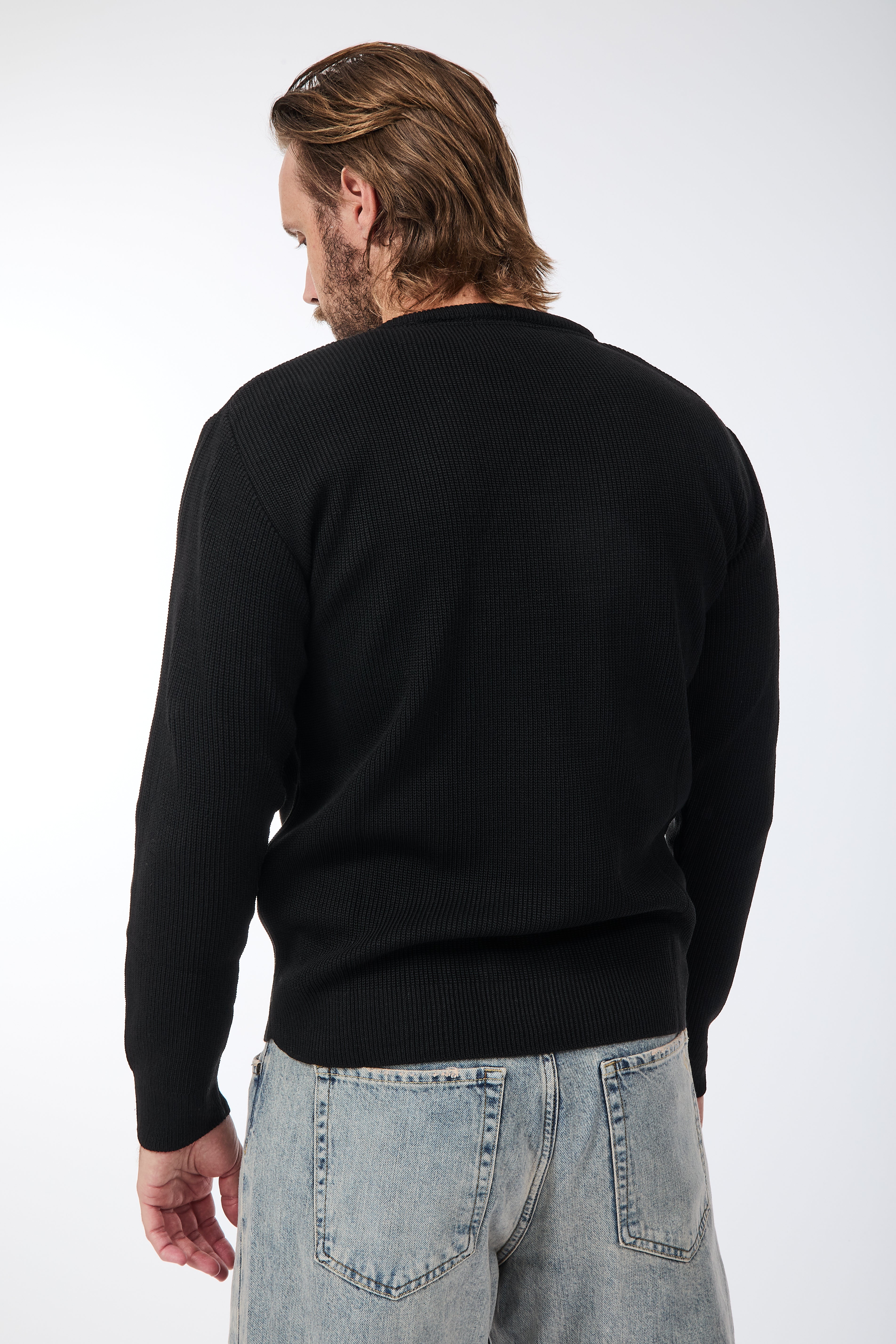 Maglione Block Eleven Costa inglese Nero