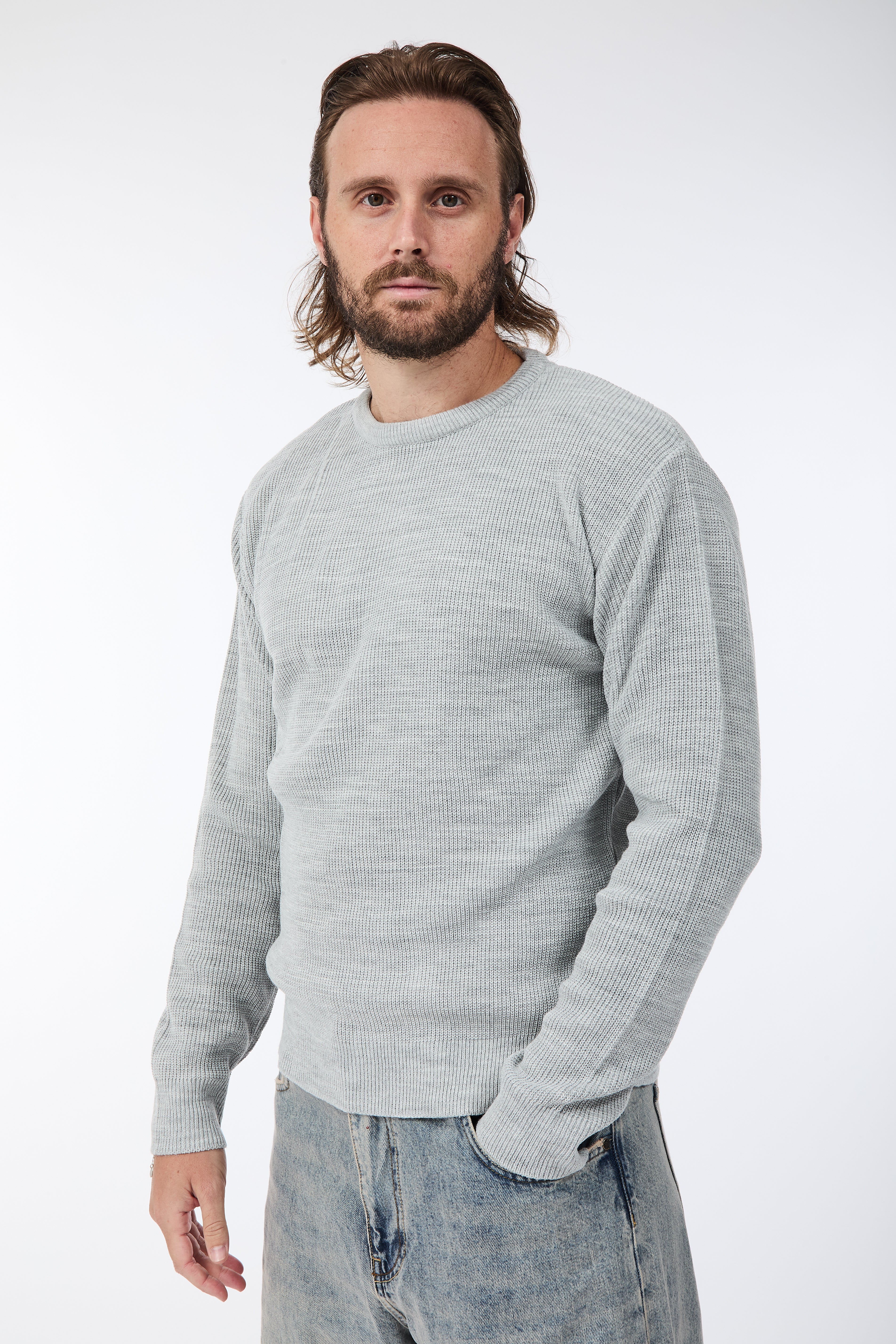 Maglione Block Eleven Costa inglese Grigio