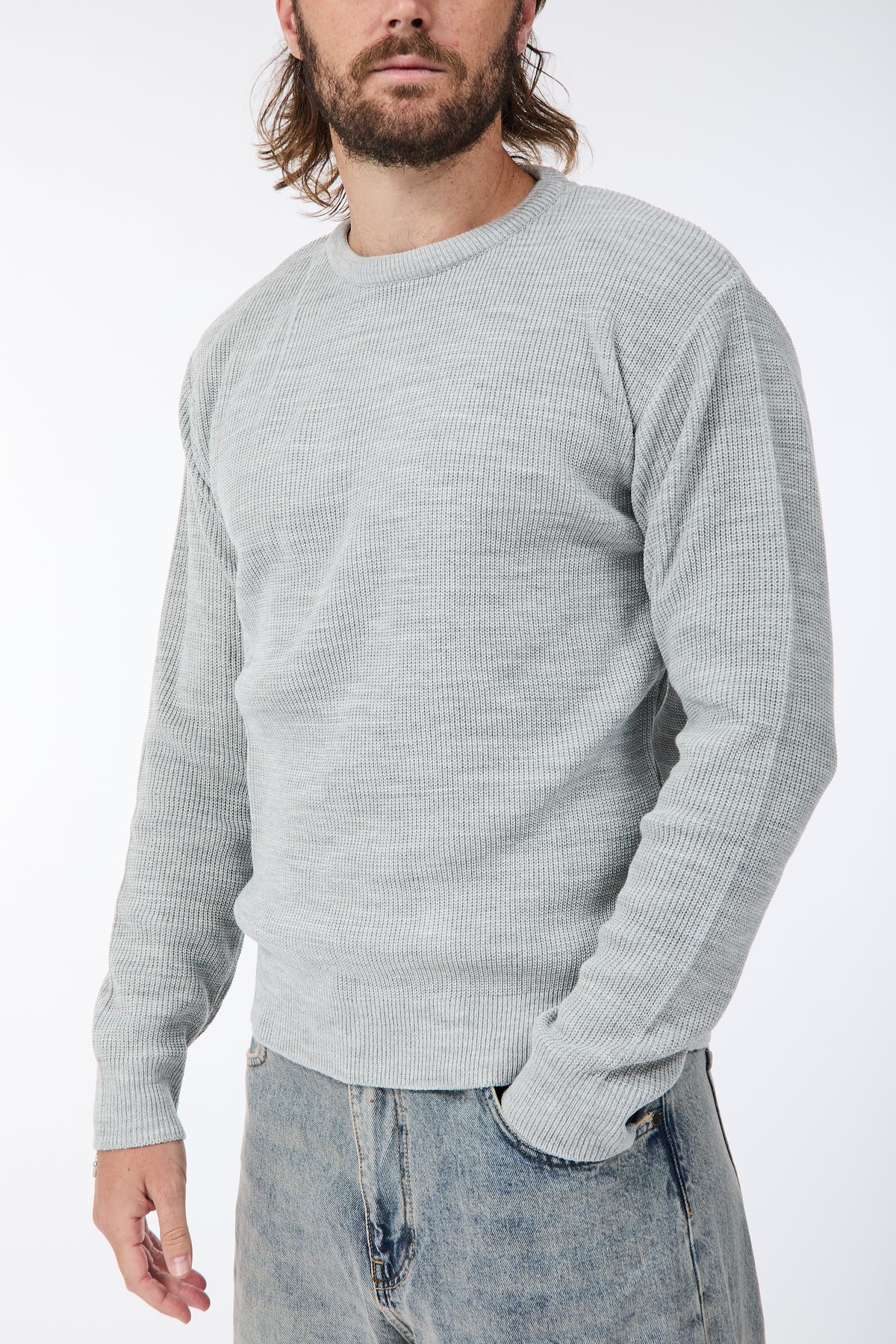 Maglione Block Eleven Costa inglese Grigio