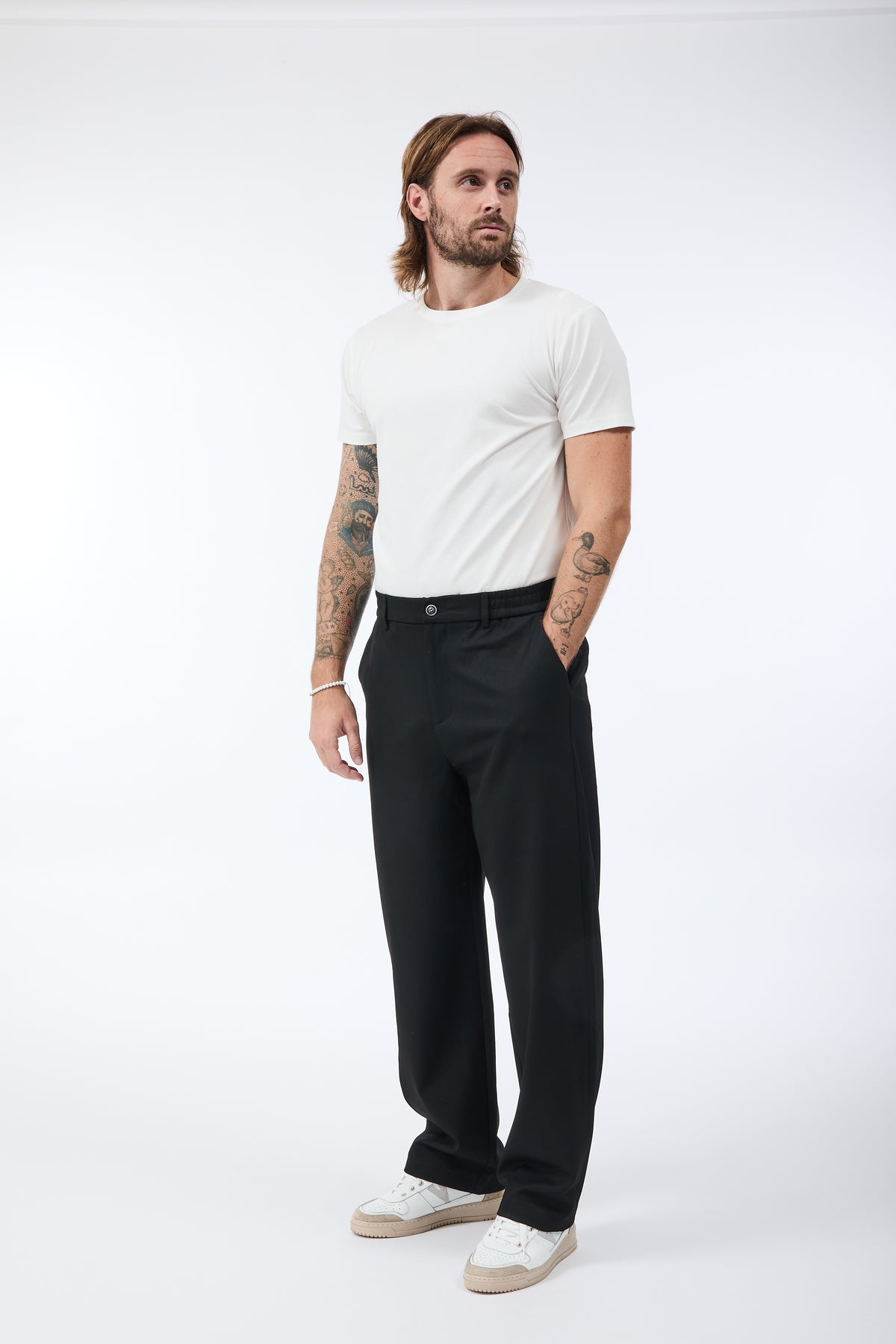 Pantalone Palazzo Gianni Lupo 604 Nero